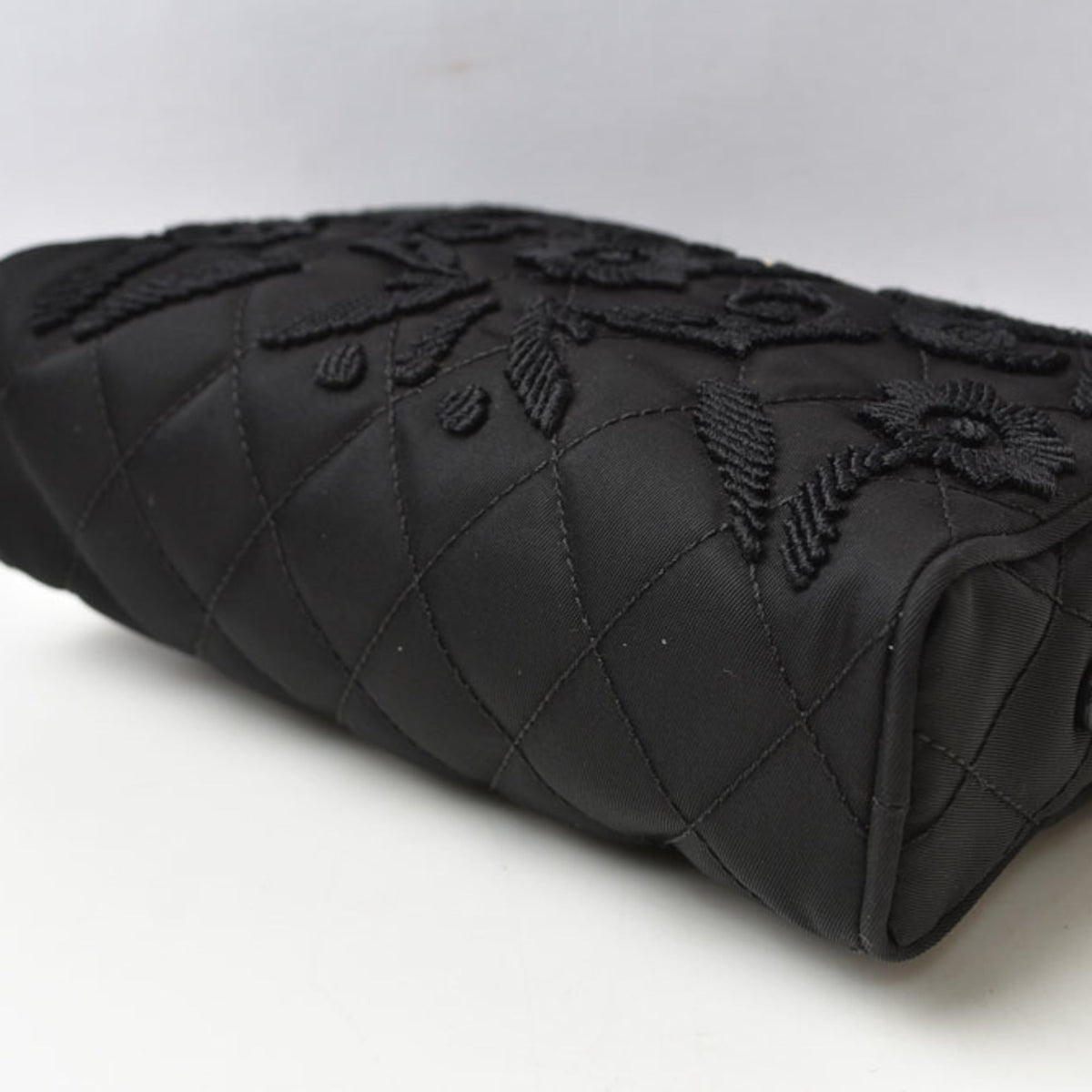 Prada Black Nero Nylon Pouch (Pre-Owned)