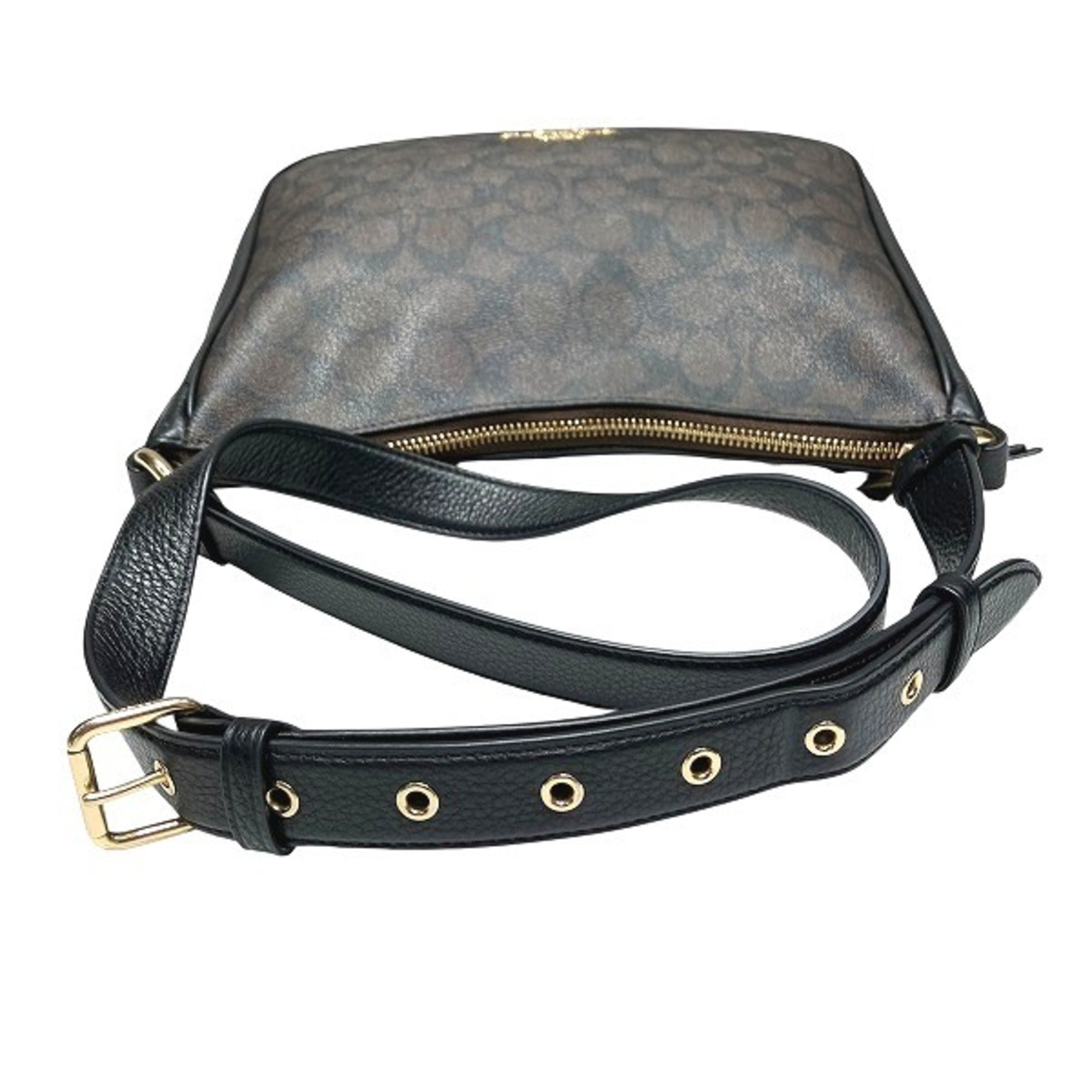 Coach Brown Pvc Leather Shoulder Bag (Pre-Owned)