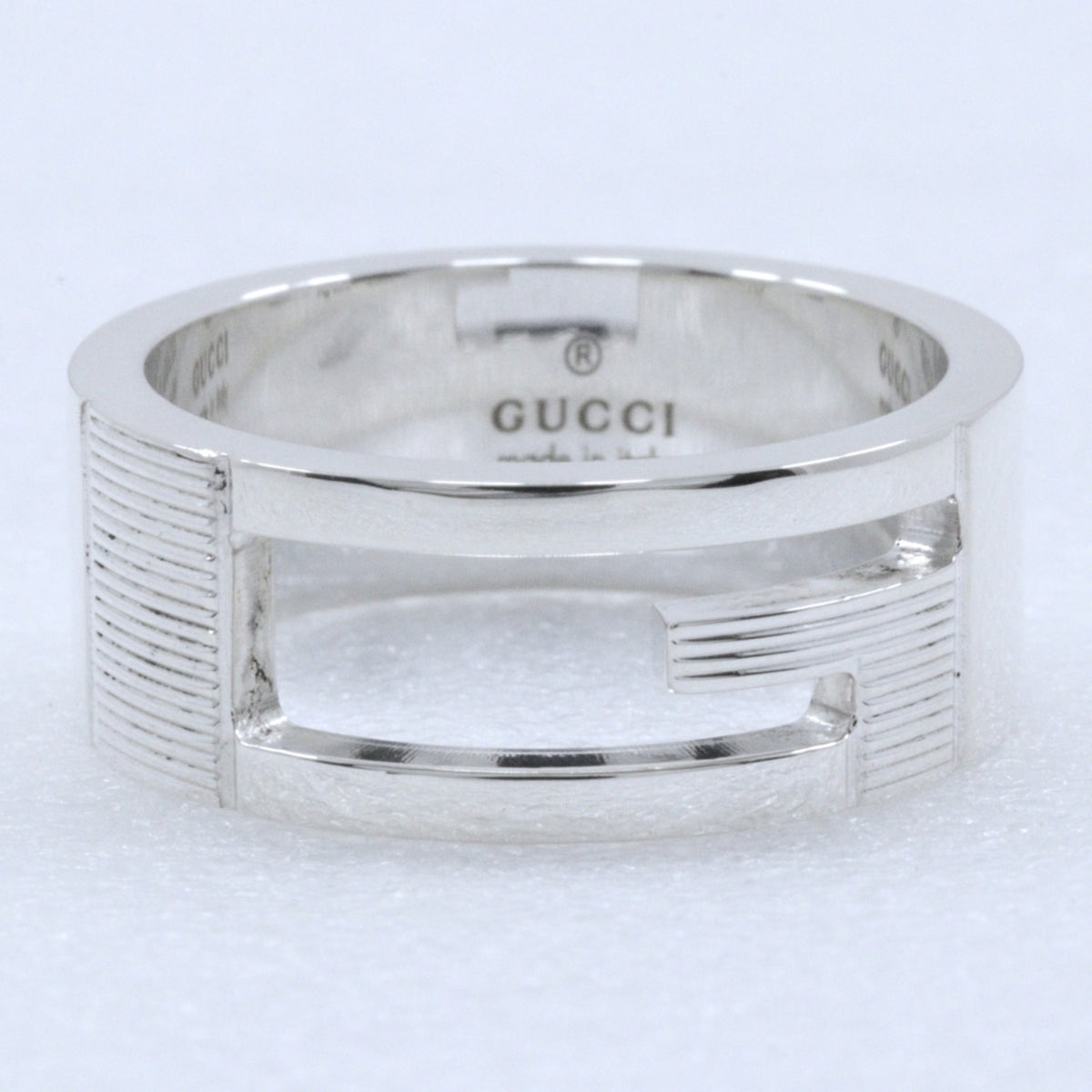 Gucci Silver 925 Band Ring (Pre-Owned)