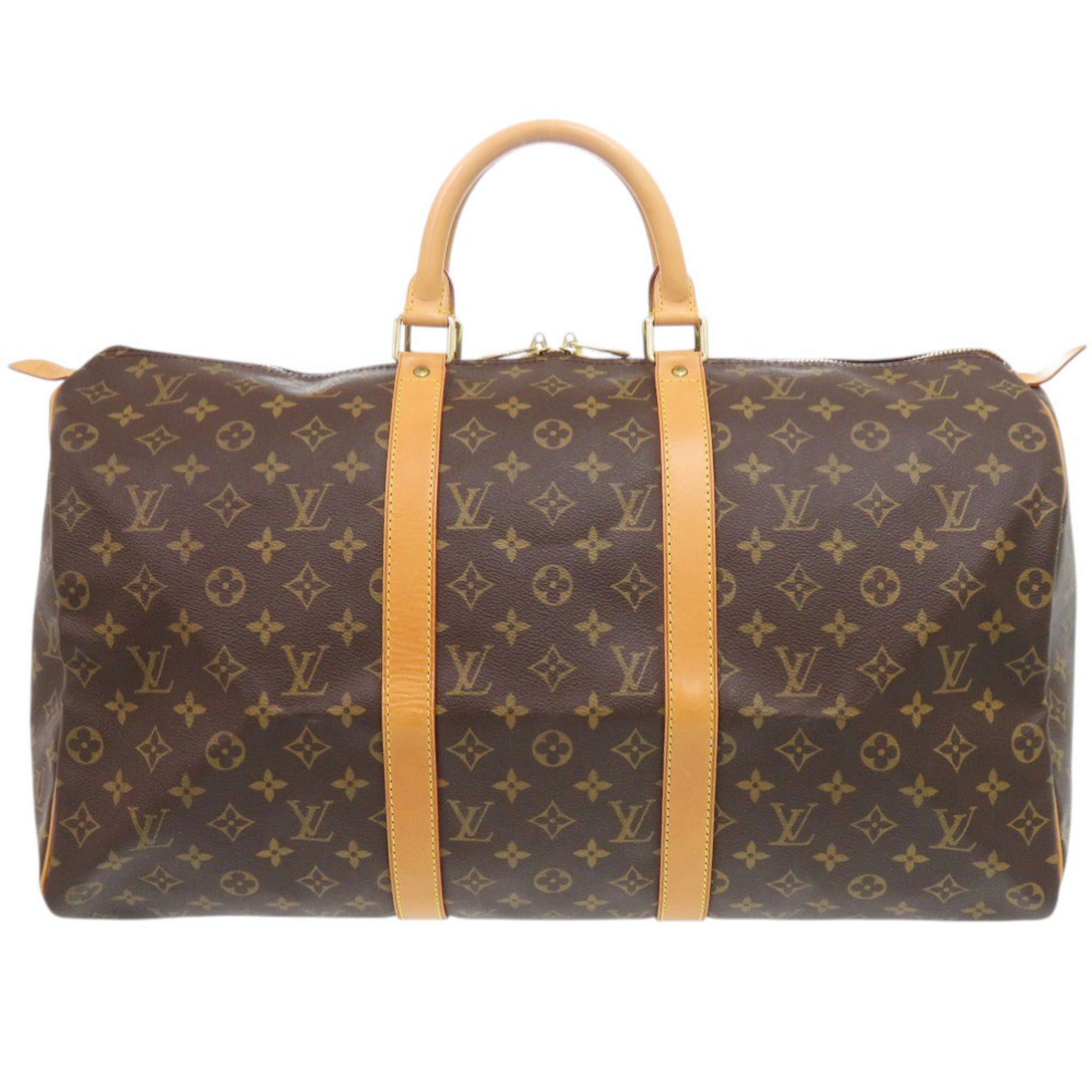 Louis Vuitton Monogram Brown Monogram Canvas Boston Bag (Pre-Owned)