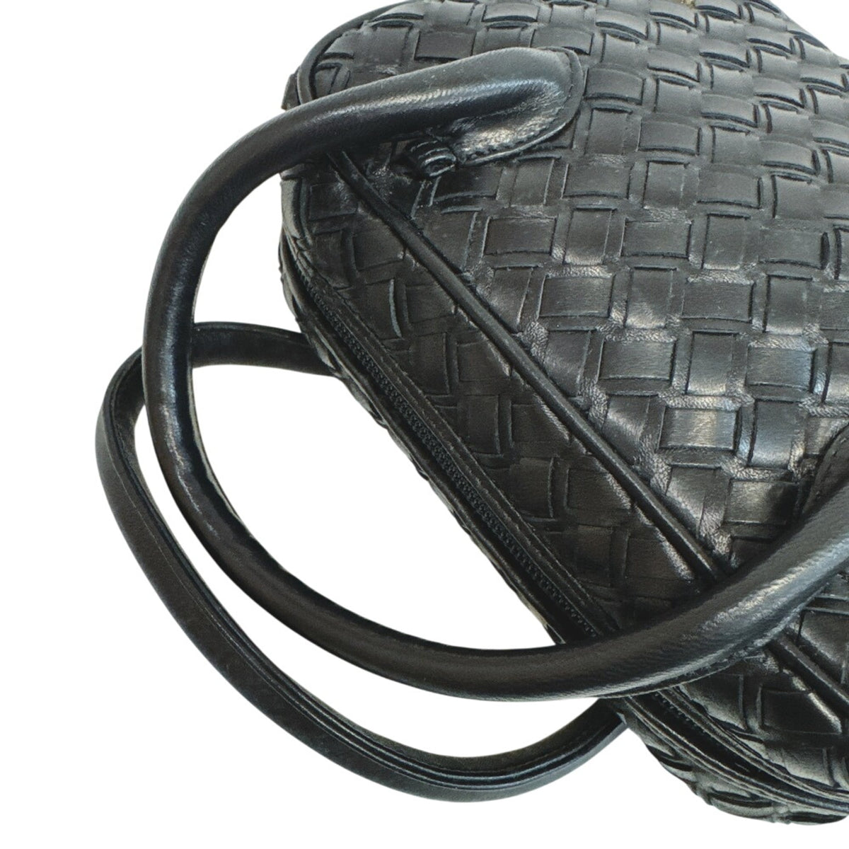 Bally Black Leather Handbag Shoulder Bag (Pre-Owned)