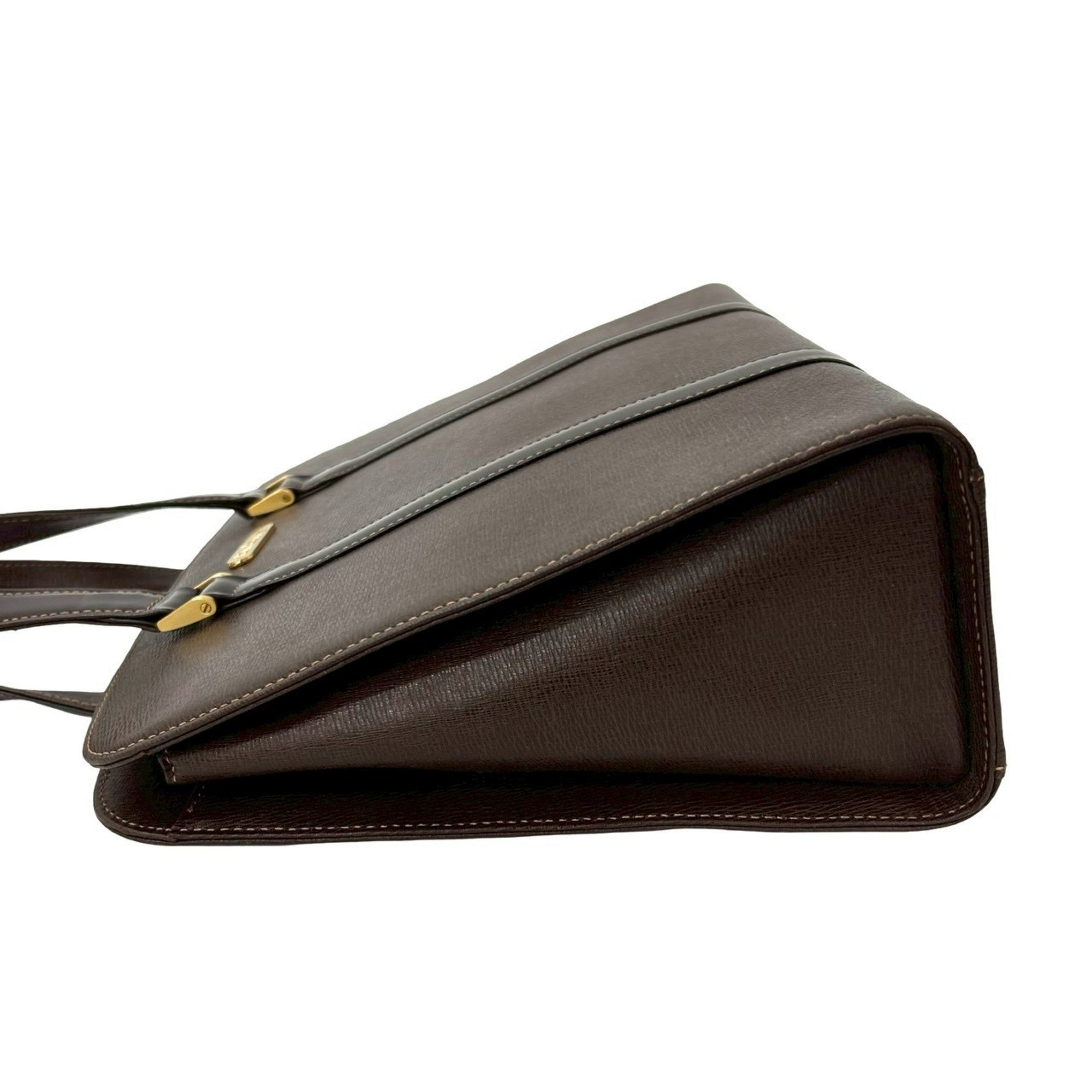 Burberry Brown Leather Handbag (Pre-Owned)
