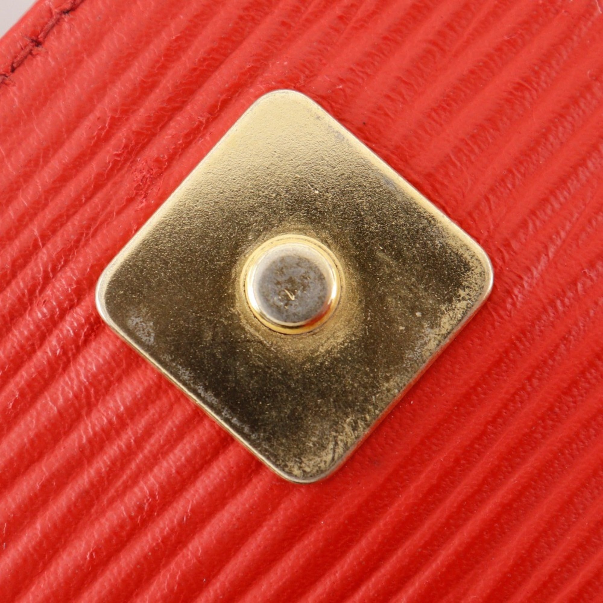 Fendi Red Color Leather Backpack (Pre-Owned)