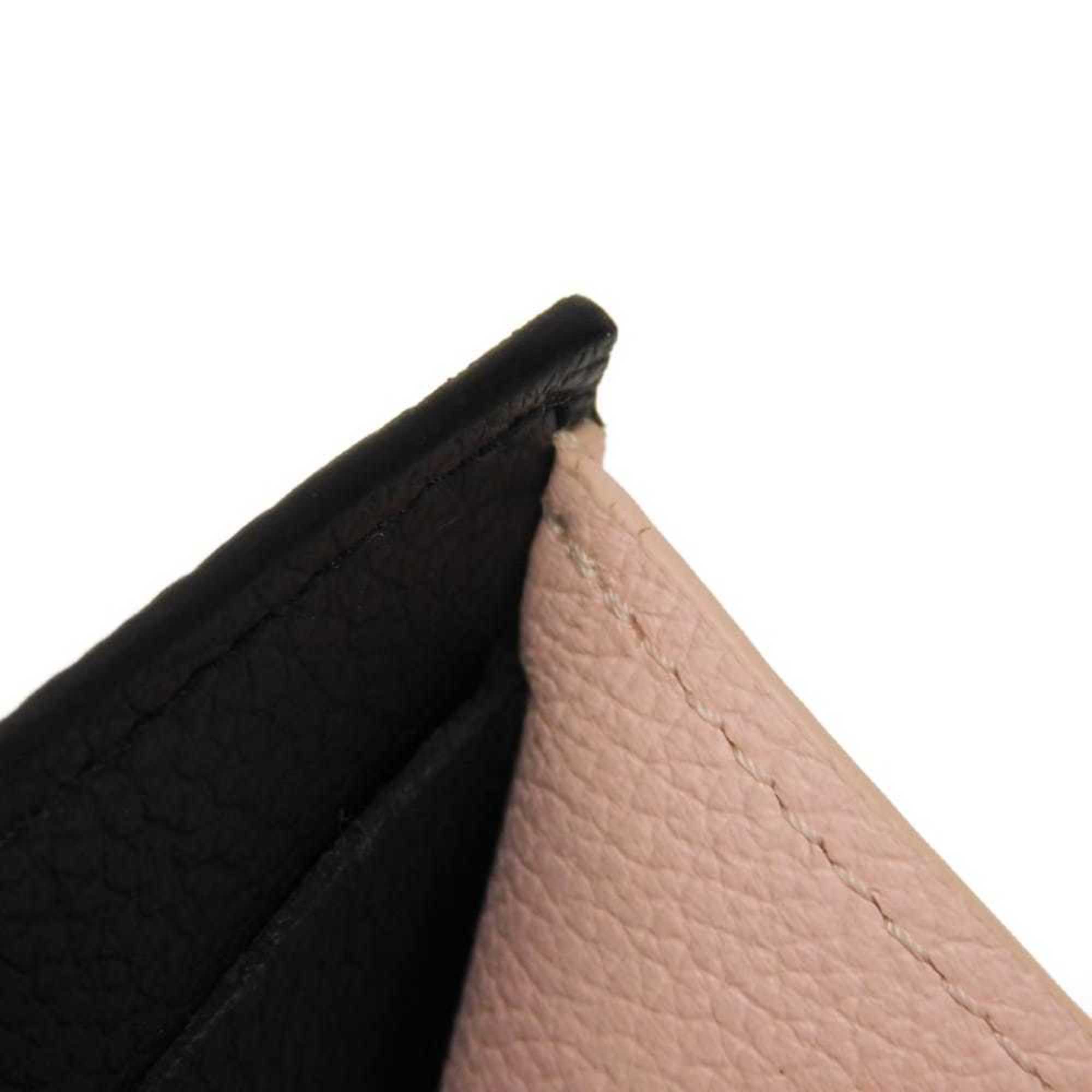 Louis Vuitton Noir Rose Tricolor Leather Wallet (Tri-Fold) (Pre-Owned)