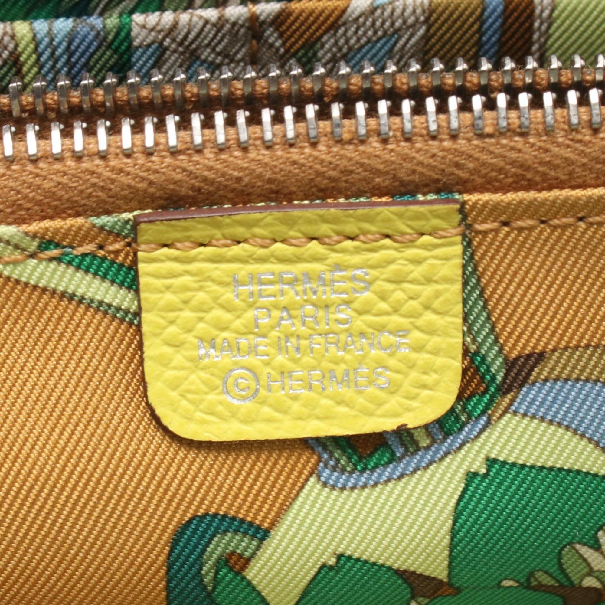 Hermes Yellow Epsom Leather Long Wallet (Bi-Fold) (Pre-Owned)
