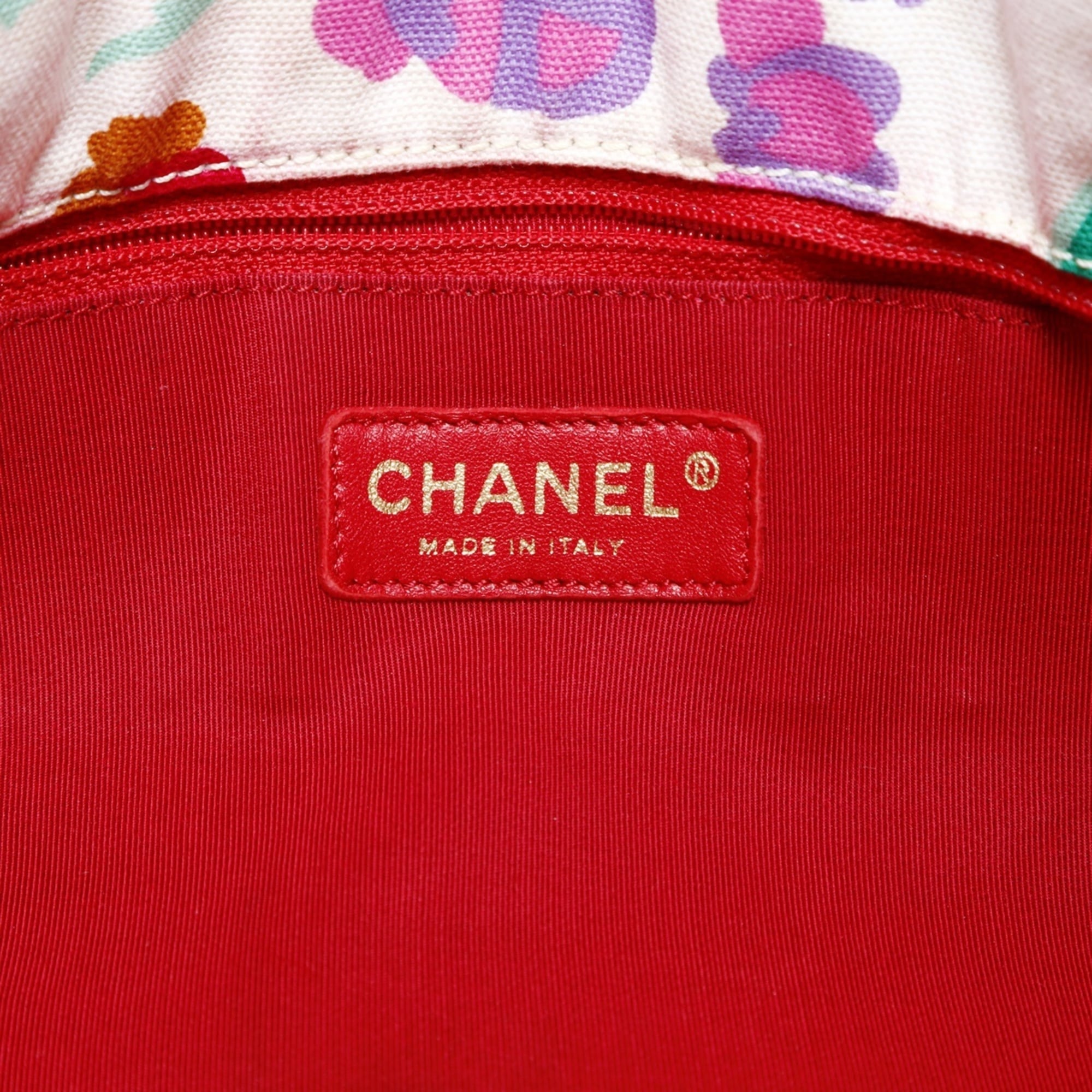 Chanel Multi-Color Canvas Tote Bag (Pre-Owned)