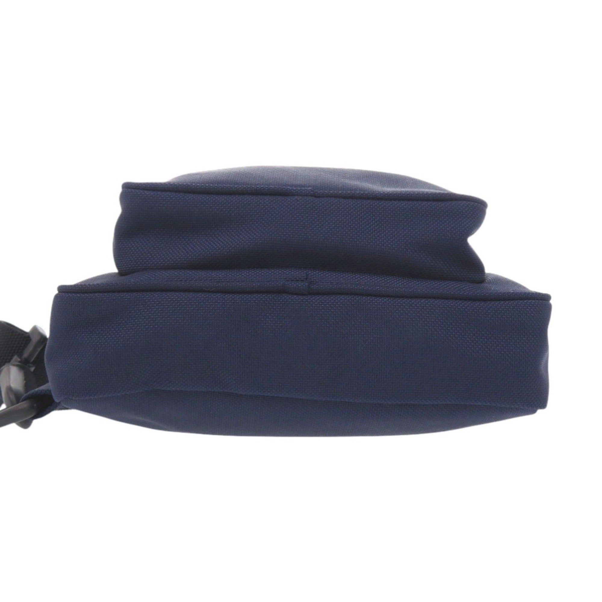 Balenciaga Black Navy Nylon Shoulder Bag Sling Bag (Pre-Owned)