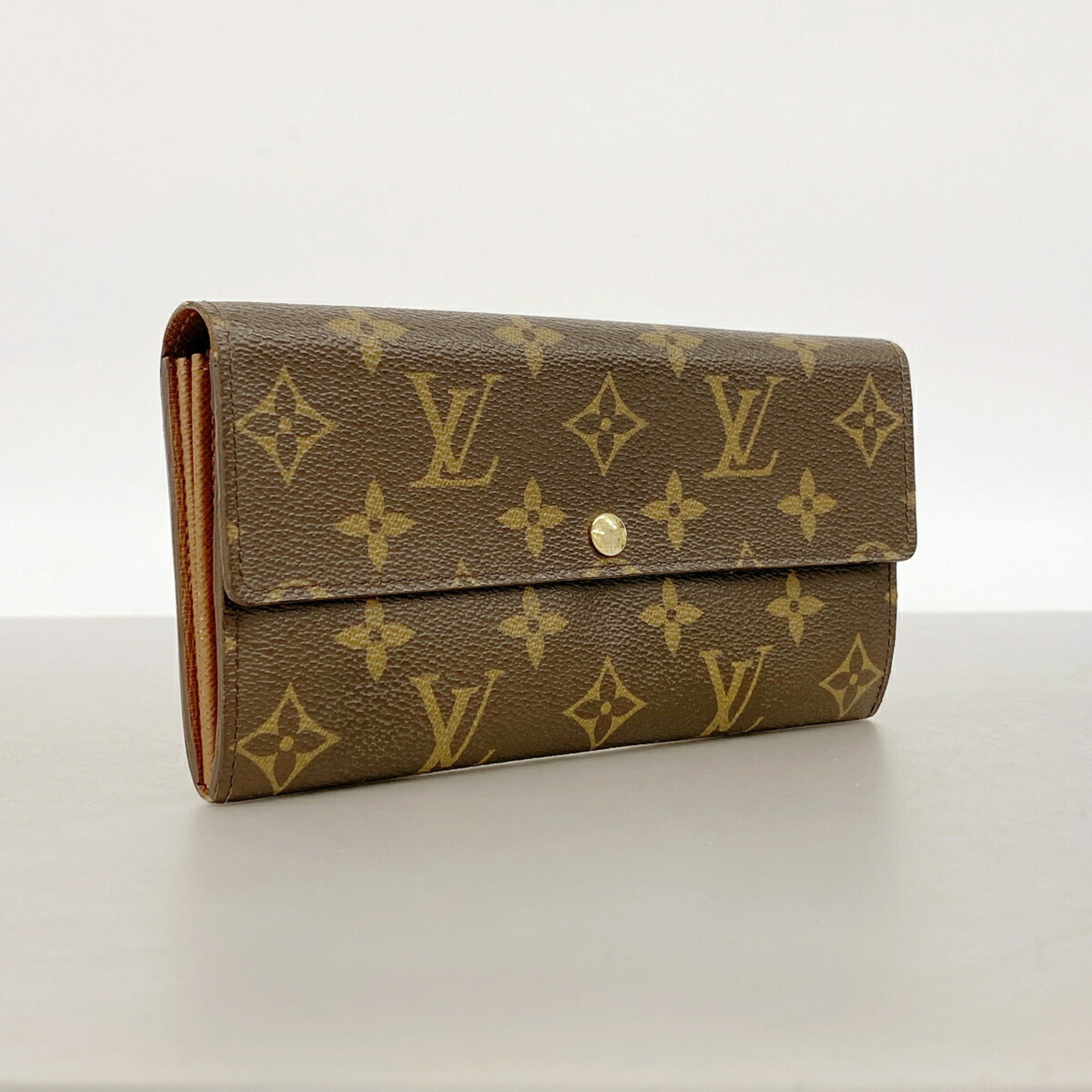 Louis Vuitton Brown Long Wallet (Bi-Fold) (Pre-Owned)