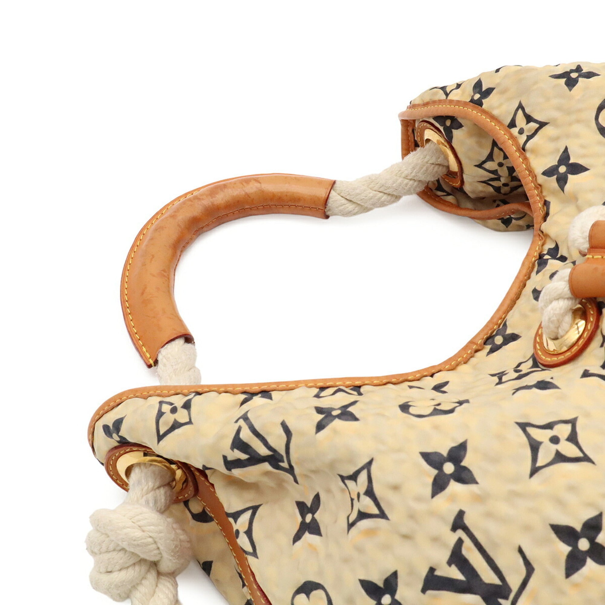 Louis Vuitton Beige Nylon Shoulder Bag (Pre-Owned)