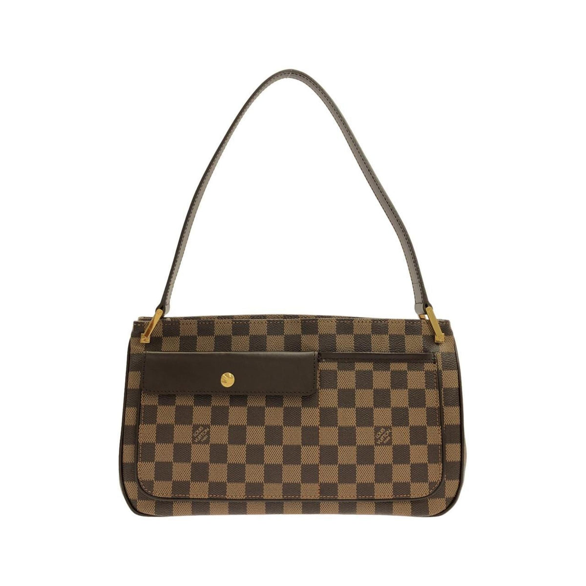 Louis Vuitton Brown Coated Canvas Shoulder Bag (Pre-Owned)