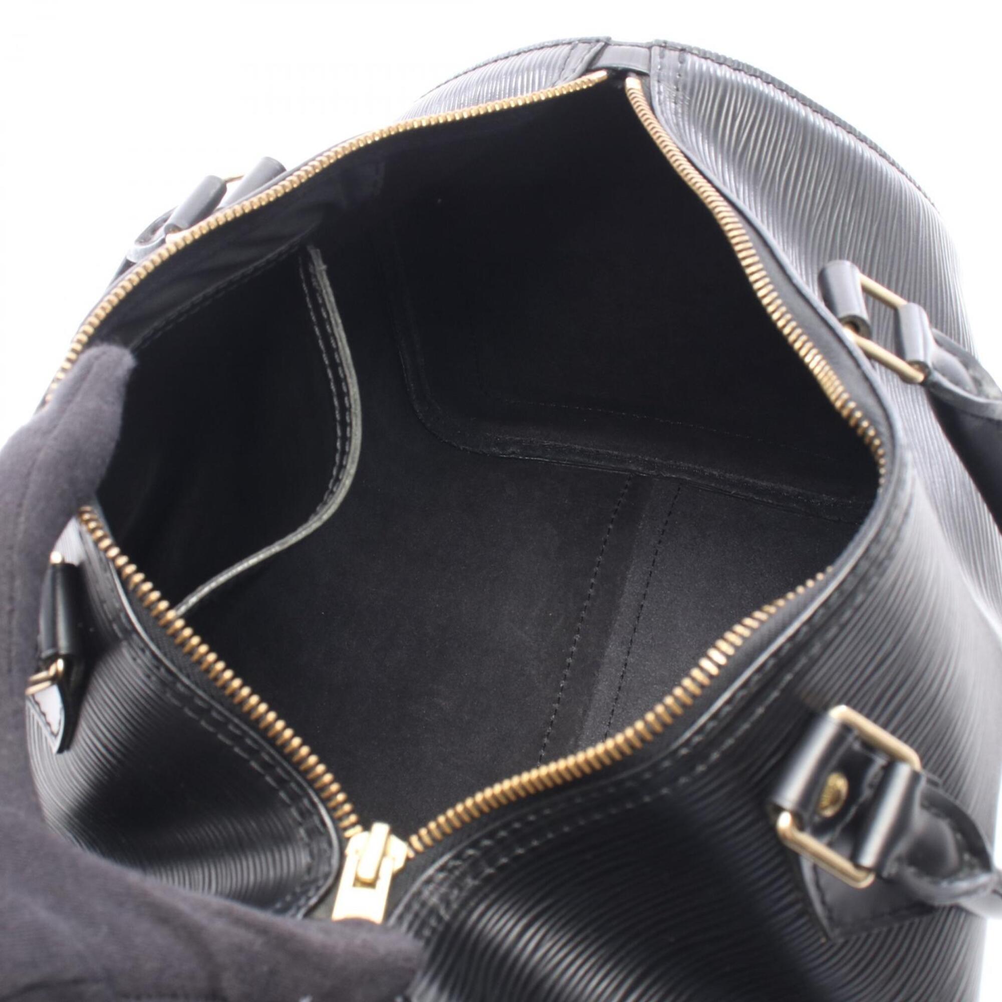 Louis Vuitton Black Noir Epi Leather Handbag (Pre-Owned)