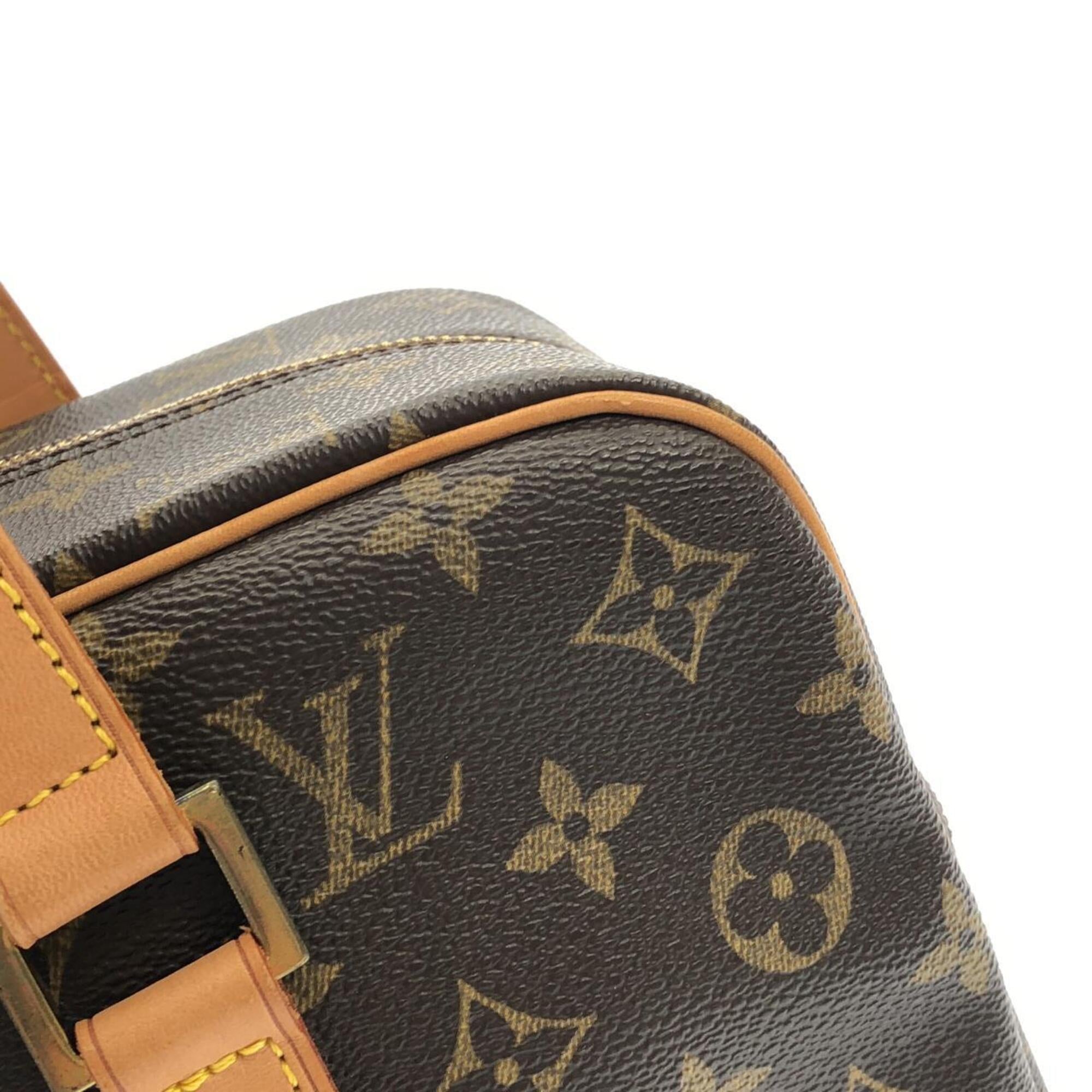 Louis Vuitton Monogram Marron Coated Canvas Shoulder Bag (Pre-Owned)
