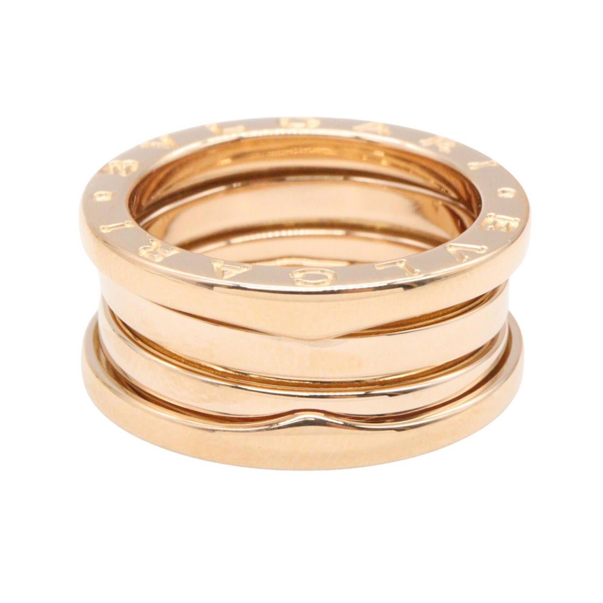 Bvlgari Gold Pink Gold (18K) Band Ring (Pre-Owned)