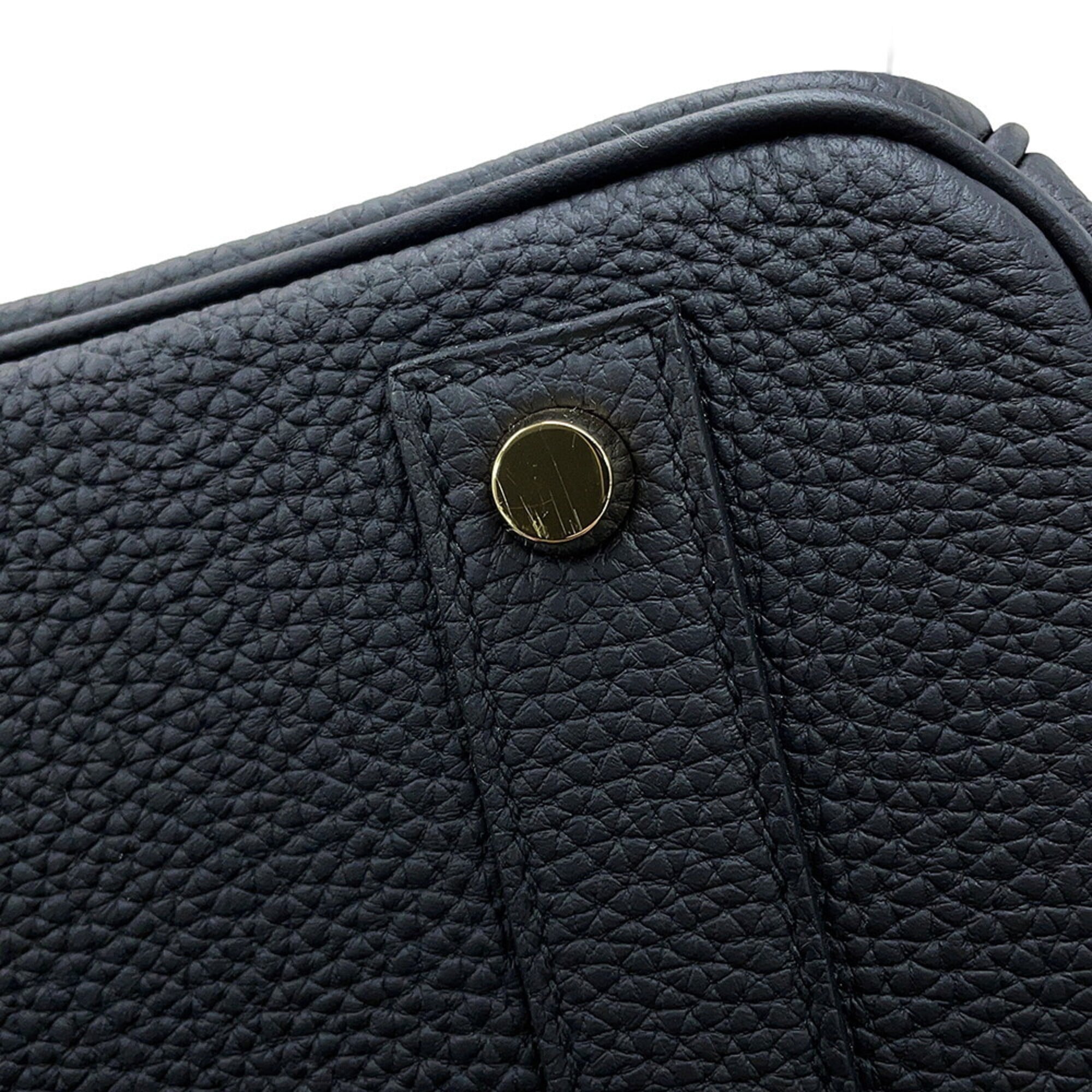 Hermes Black Togo Leather Handbag (Pre-Owned)