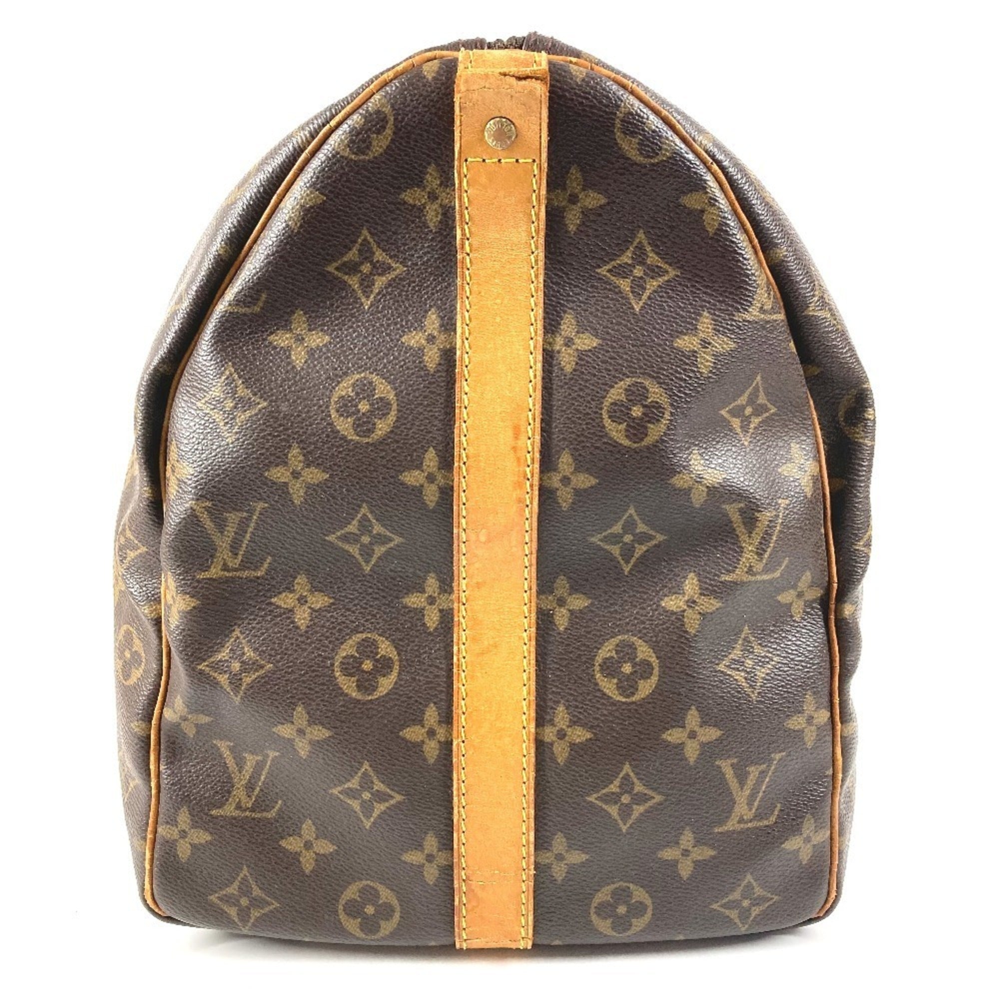 Louis Vuitton Brown Monogram Boston Bag Handbag (Pre-Owned)
