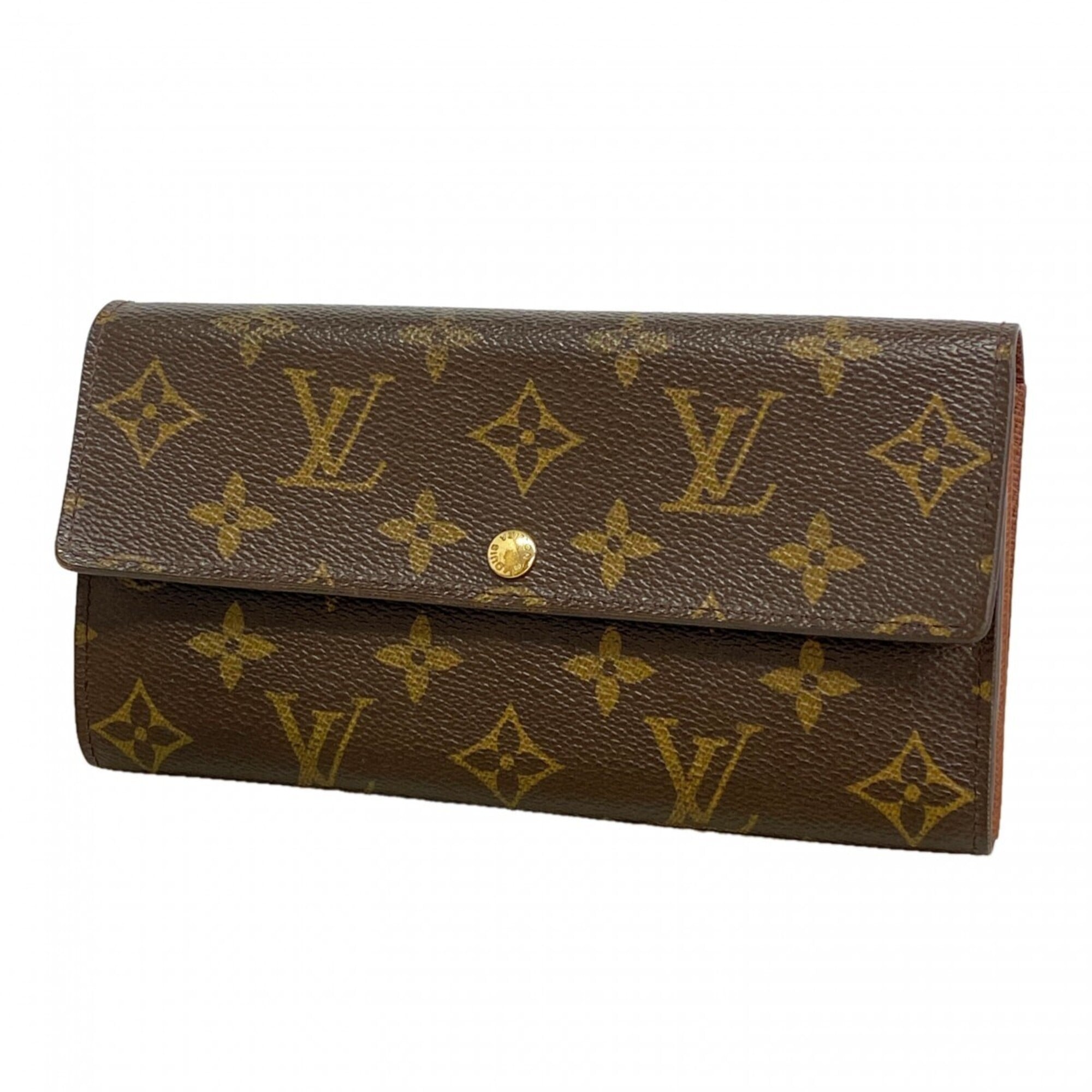Louis Vuitton Brown Long Wallet (Bi-Fold) (Pre-Owned)