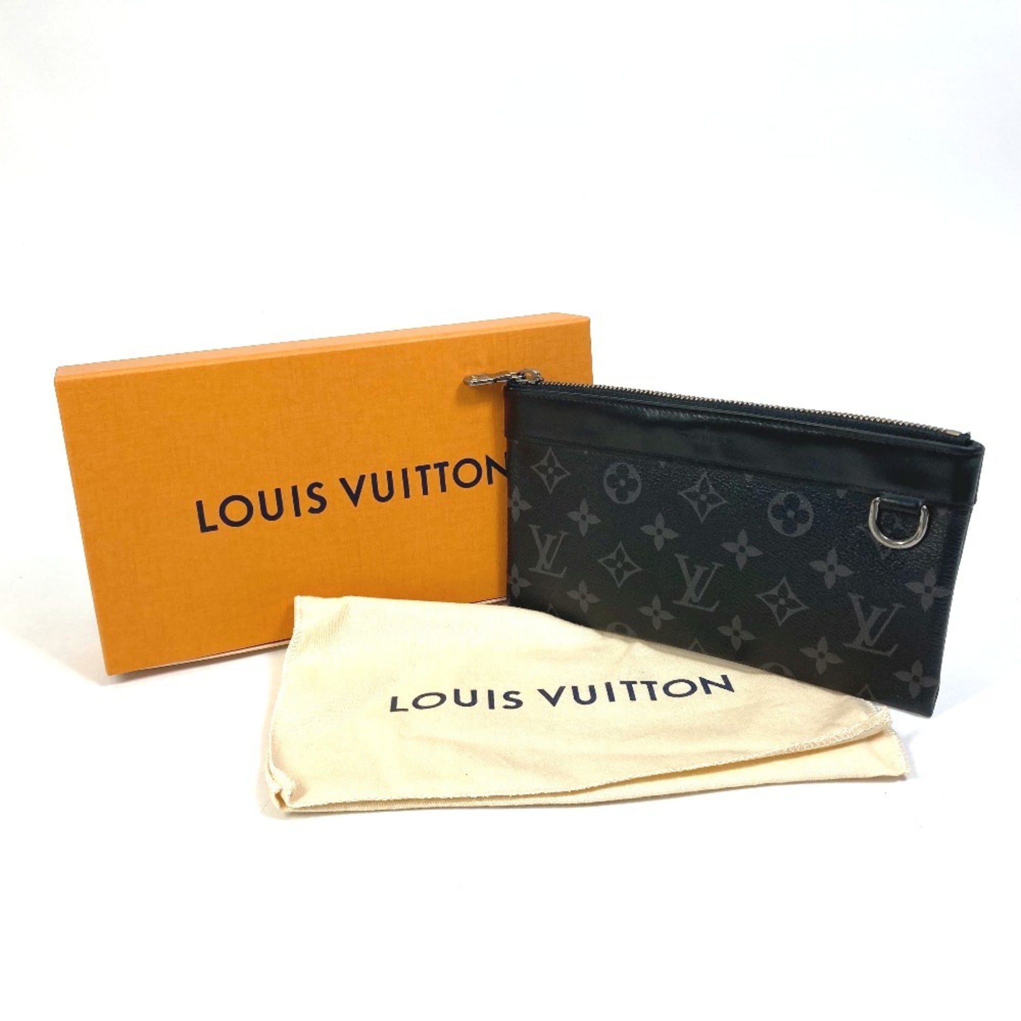 Louis Vuitton Black Monogram Eclipse Monogram Eclipse Pochette Pouch (Pre-Owned)