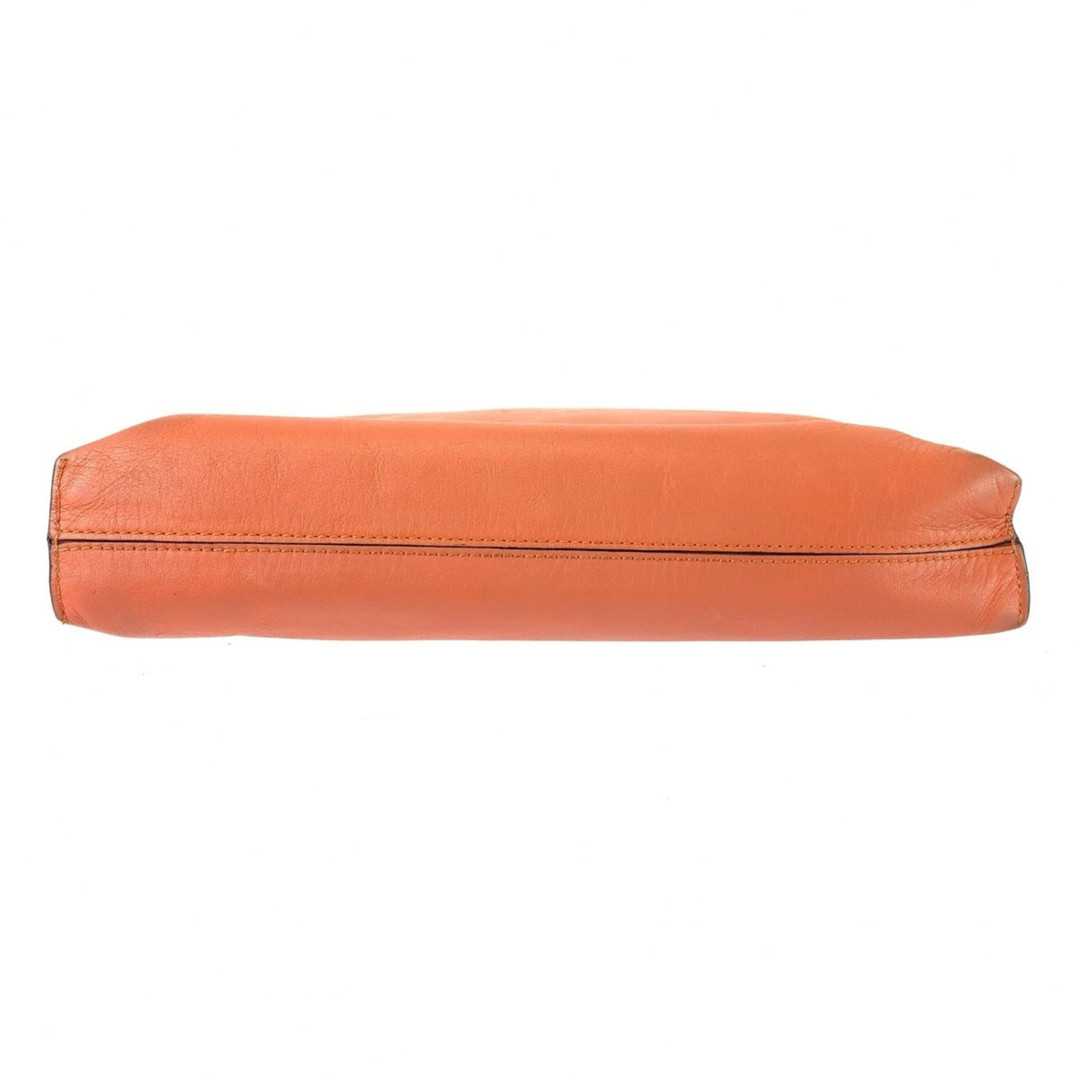 Loewe Orange Leather Pouch Wash Bag (Pre-Owned)