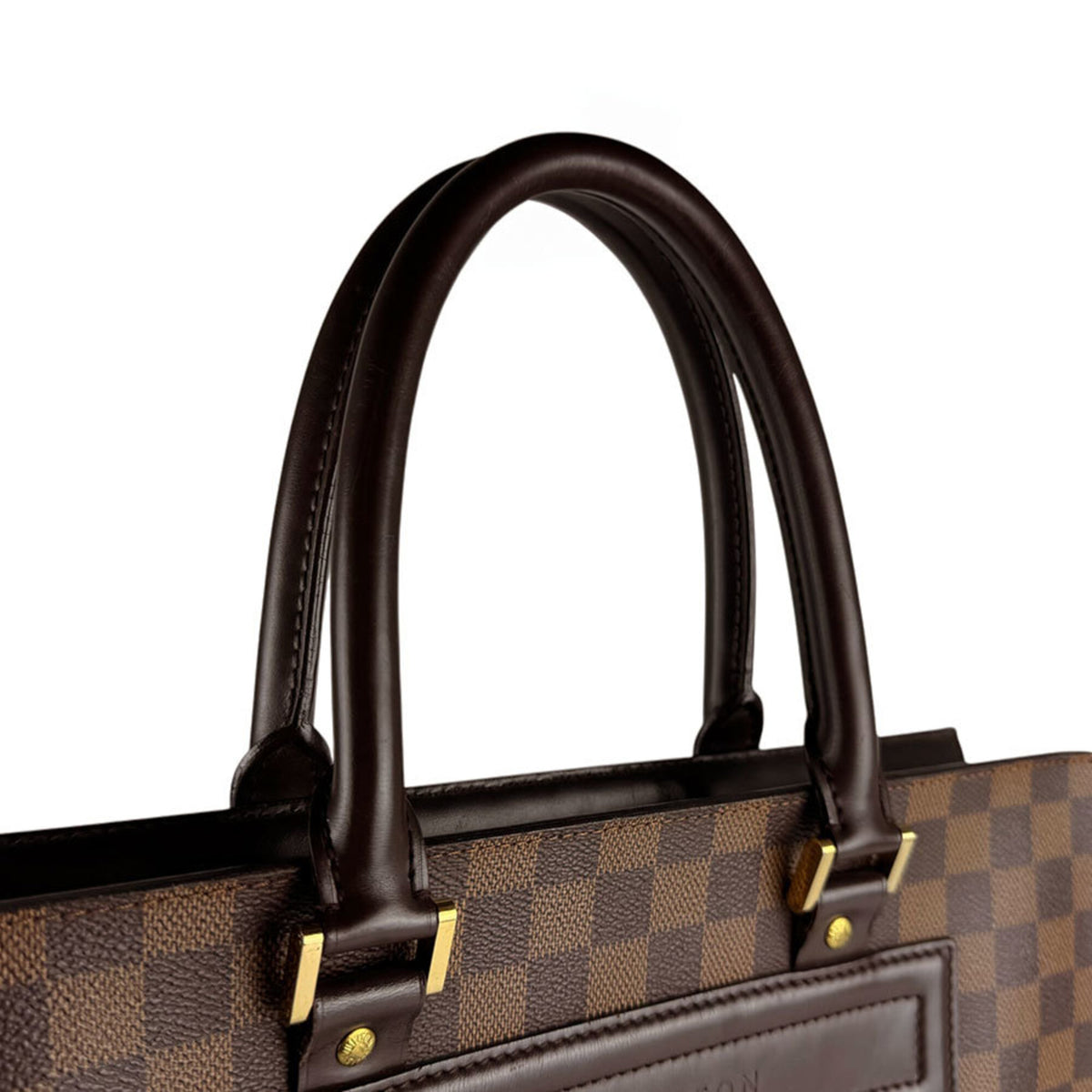 Louis Vuitton Damier Canvas Ebene Damier Canvas Handbag (Pre-Owned)