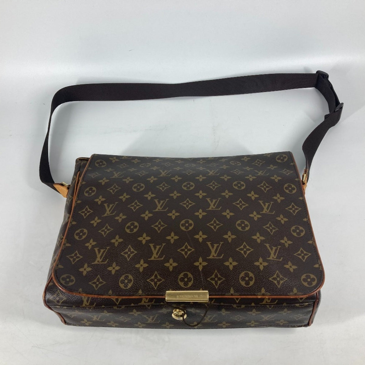 Louis Vuitton Brown Monogram Monogram Messenger Bag Shoulder Bag (Pre-Owned)