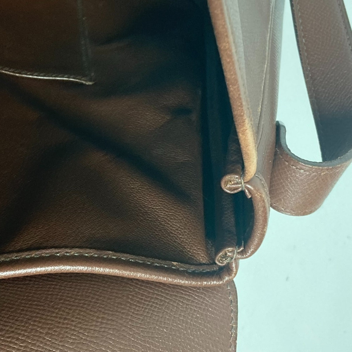 Hermes Brown Leather Shoulder Bag (Pre-Owned)