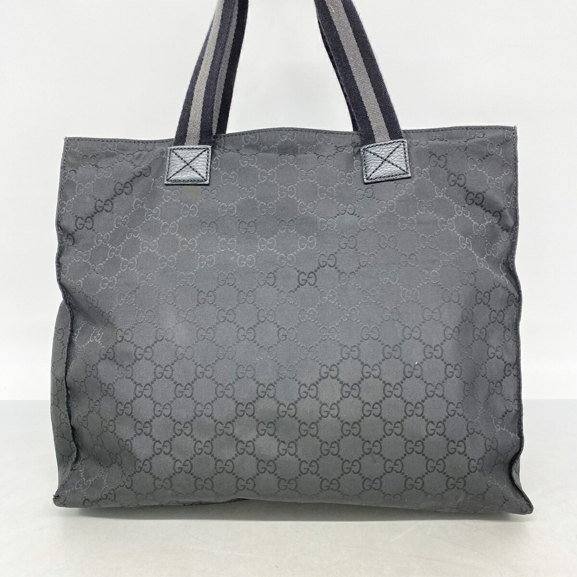 Gucci Black Nylon Tote Bag (Pre-Owned)