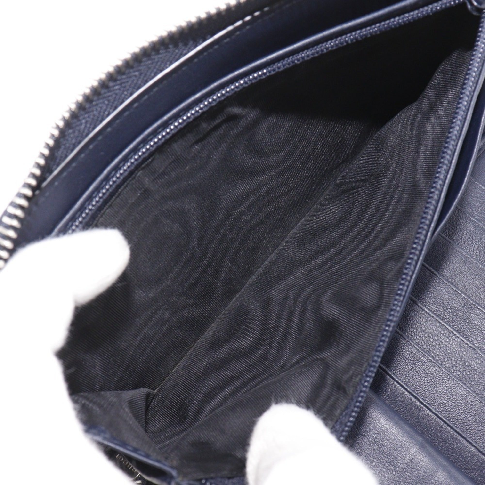 Gucci Black Leather Long Wallet (Bi-Fold) (Pre-Owned)