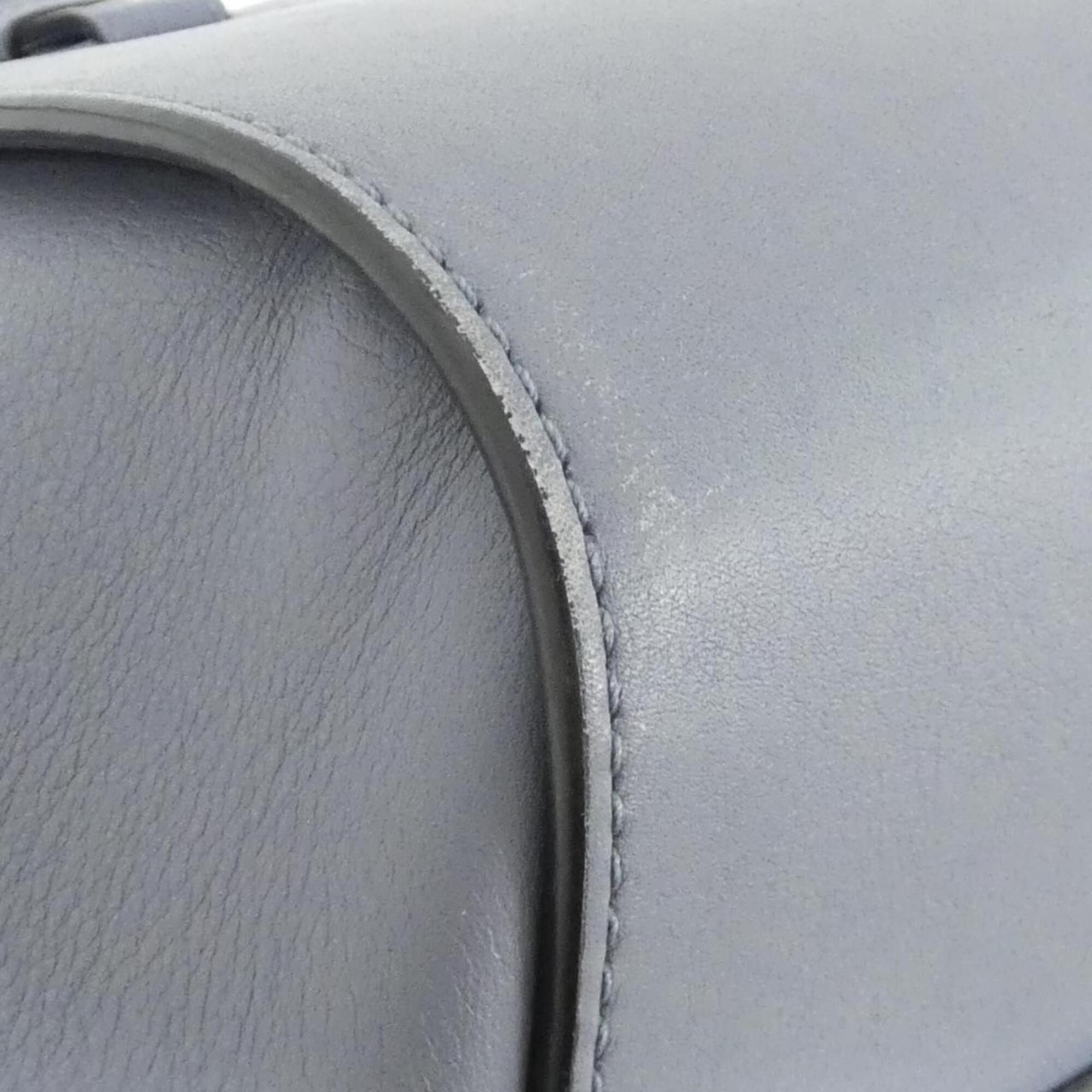 Loewe Blue Leather Shoulder Bag (Pre-Owned)
