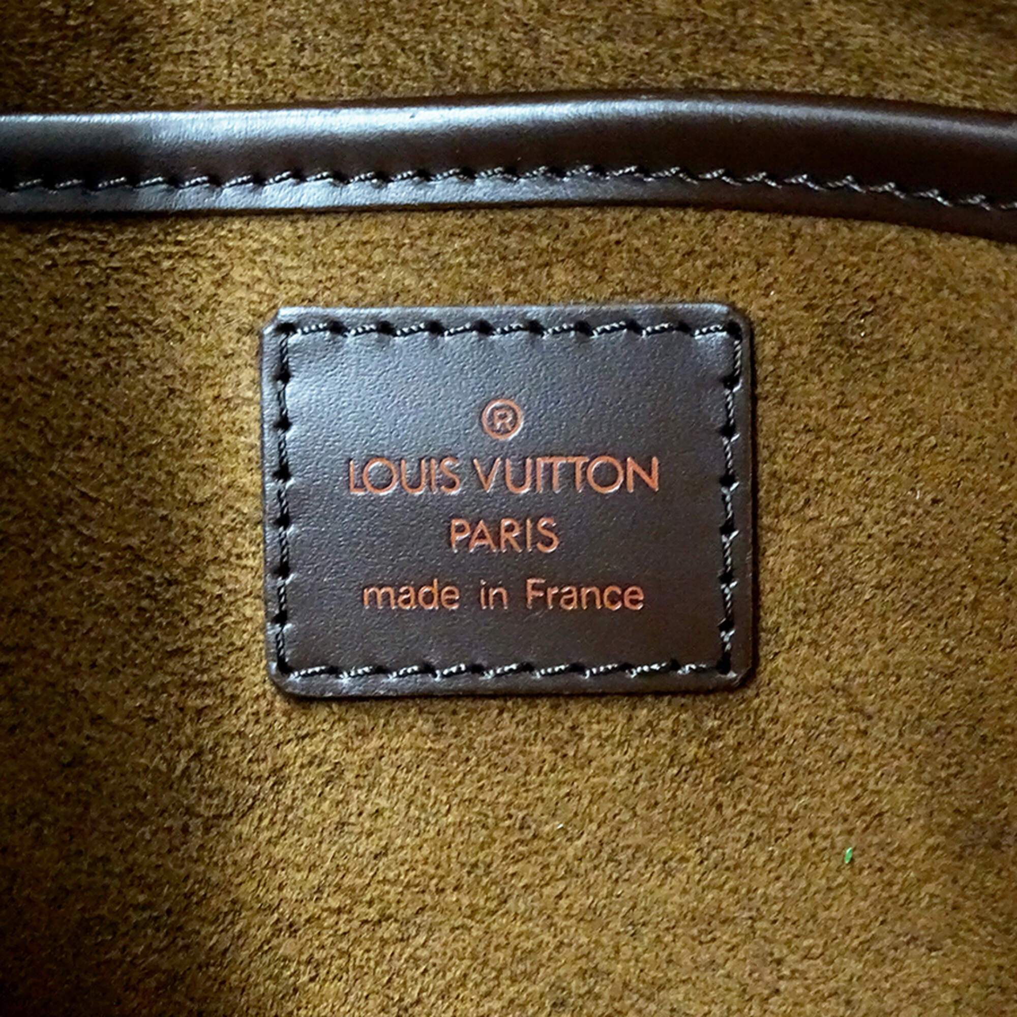 Louis Vuitton Brown Damier Canvas Galle Damier Canvas Clutch Bag Handbag (Pre-Owned)
