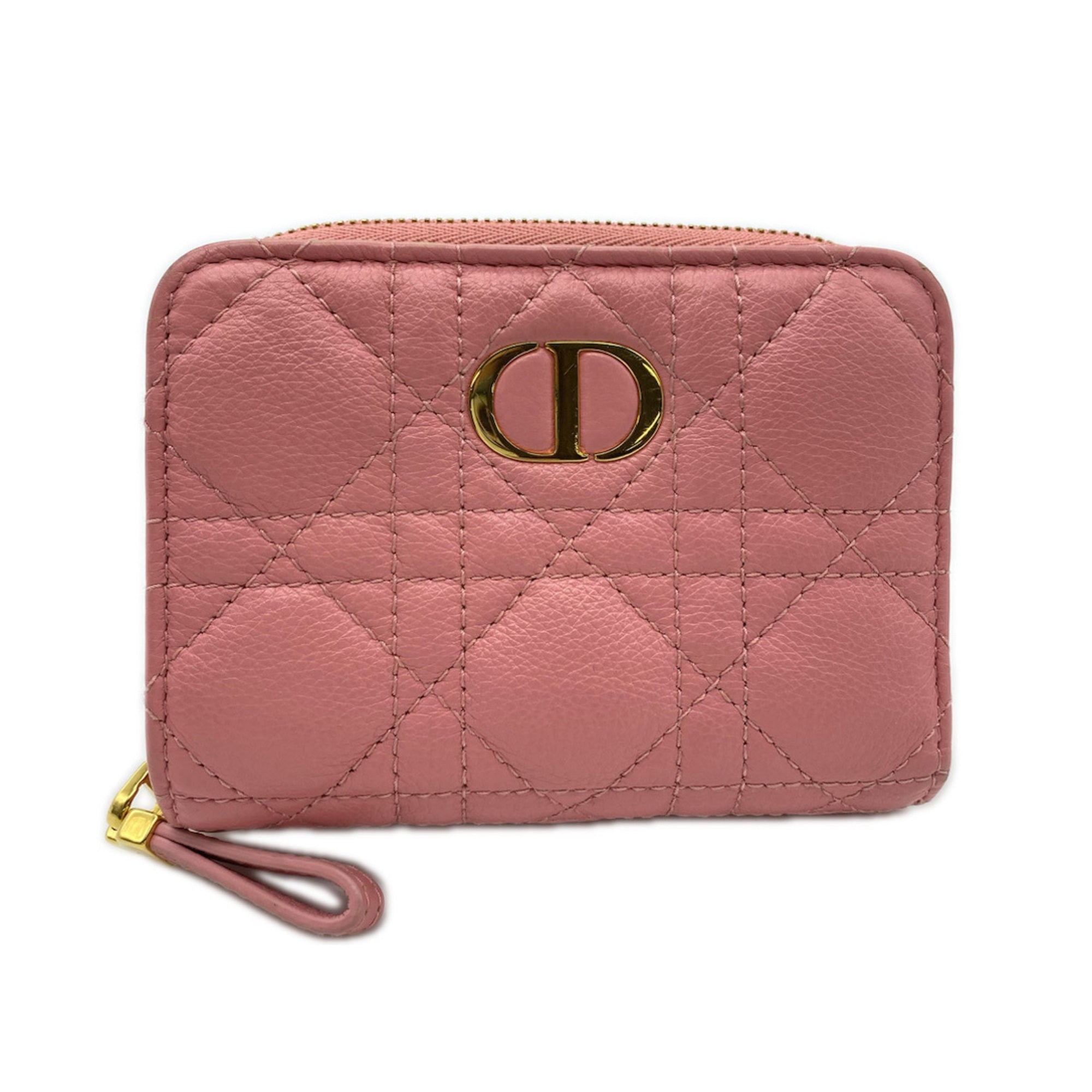 Christian Dior Pink Leather Wallet (Bi-Fold) (Pre-Owned)