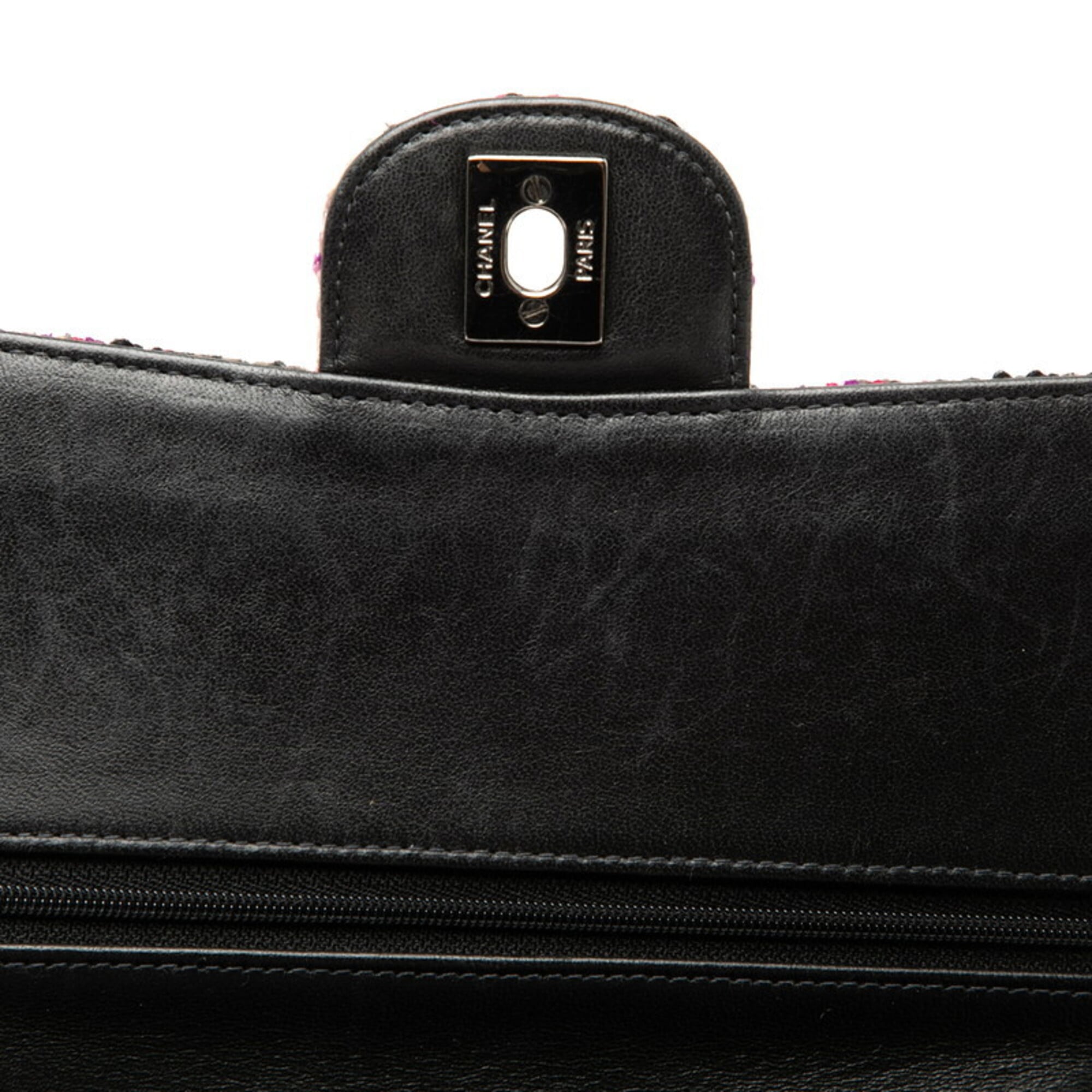 Chanel Multi-Color Tweed Leather Shoulder Bag (Pre-Owned)
