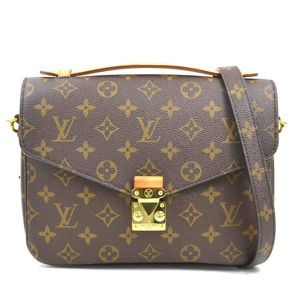 Louis Vuitton Brown Monogram Monogram Pochette Shoulder Bag (Pre-Owned)