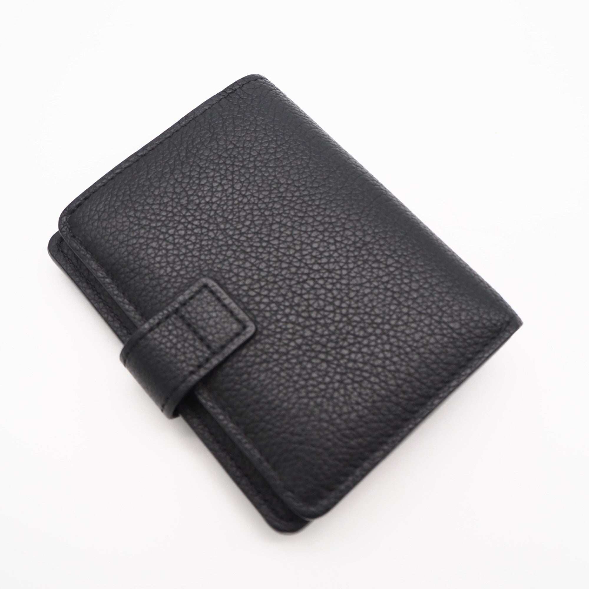 Louis Vuitton Black Leather Wallet (Bi-Fold) (Pre-Owned)
