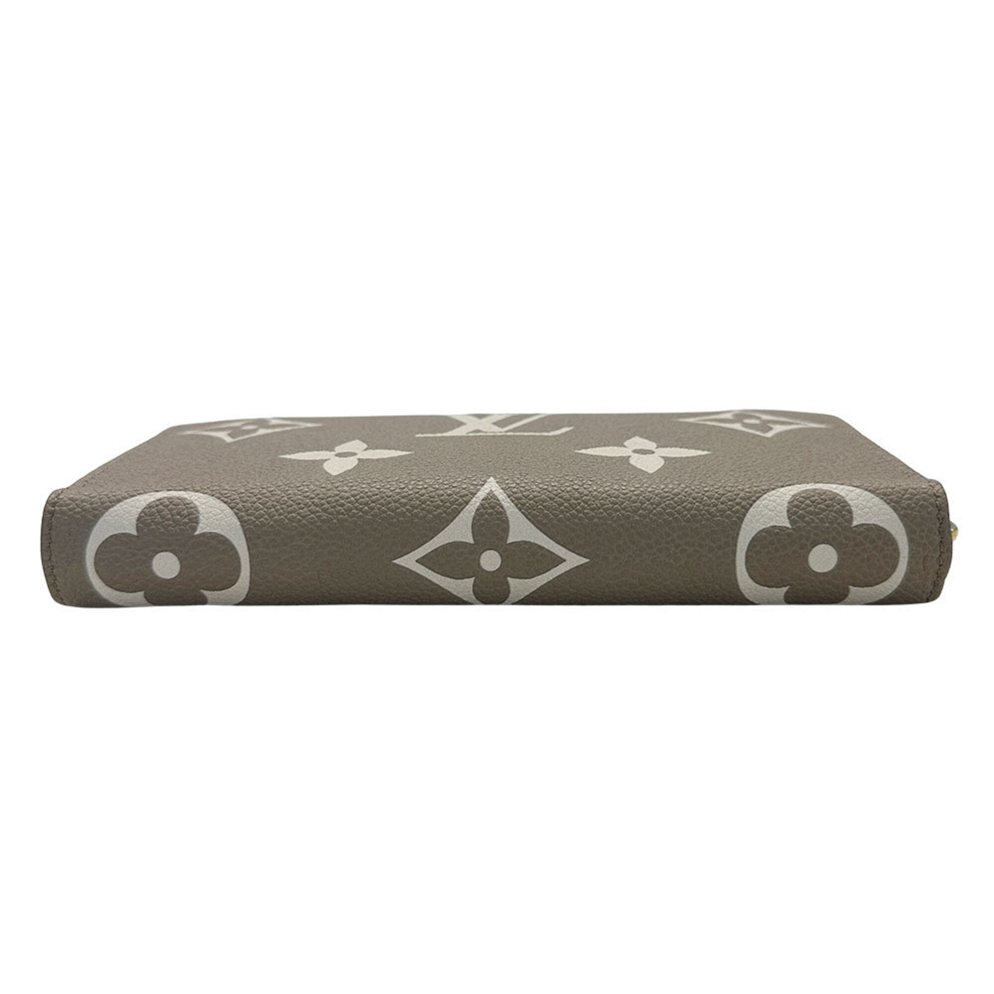 Louis Vuitton Cream Tourterelle Monogram Empreinte Long Wallet (Bi-Fold) (Pre-Owned)