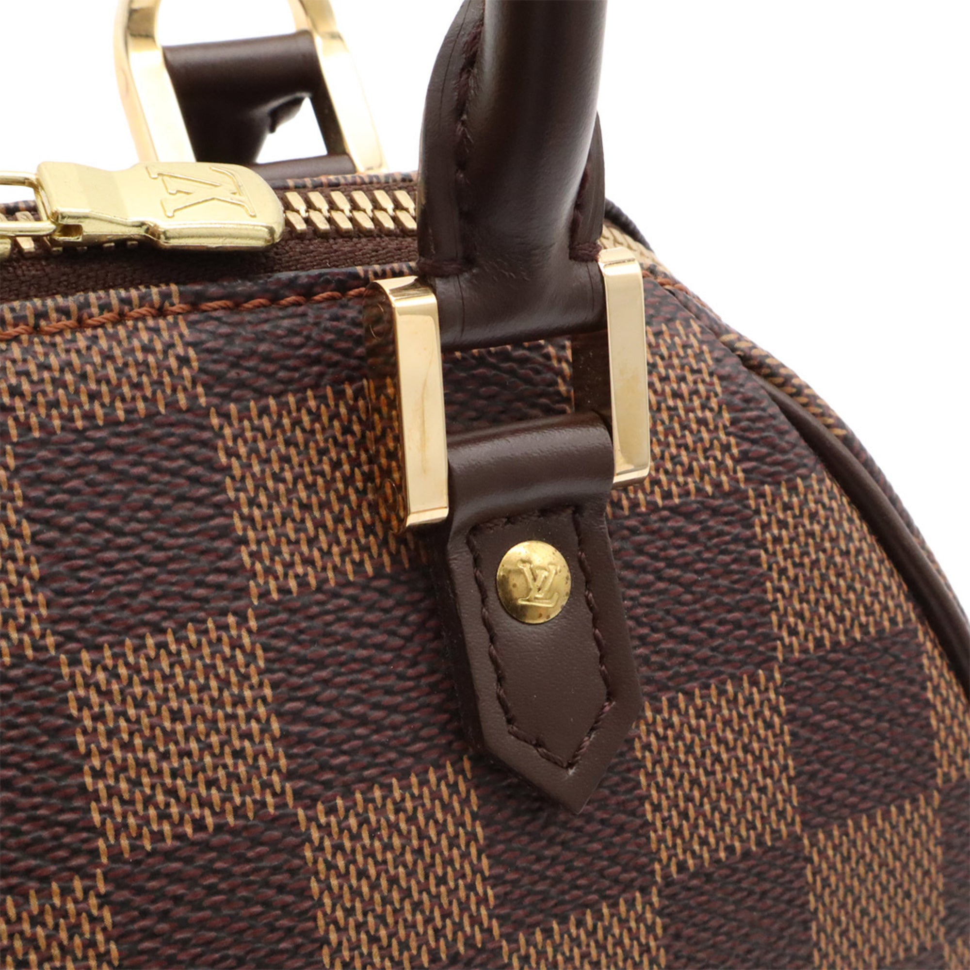 Louis Vuitton Brown Damier Canvas Pvc Handbag (Pre-Owned)