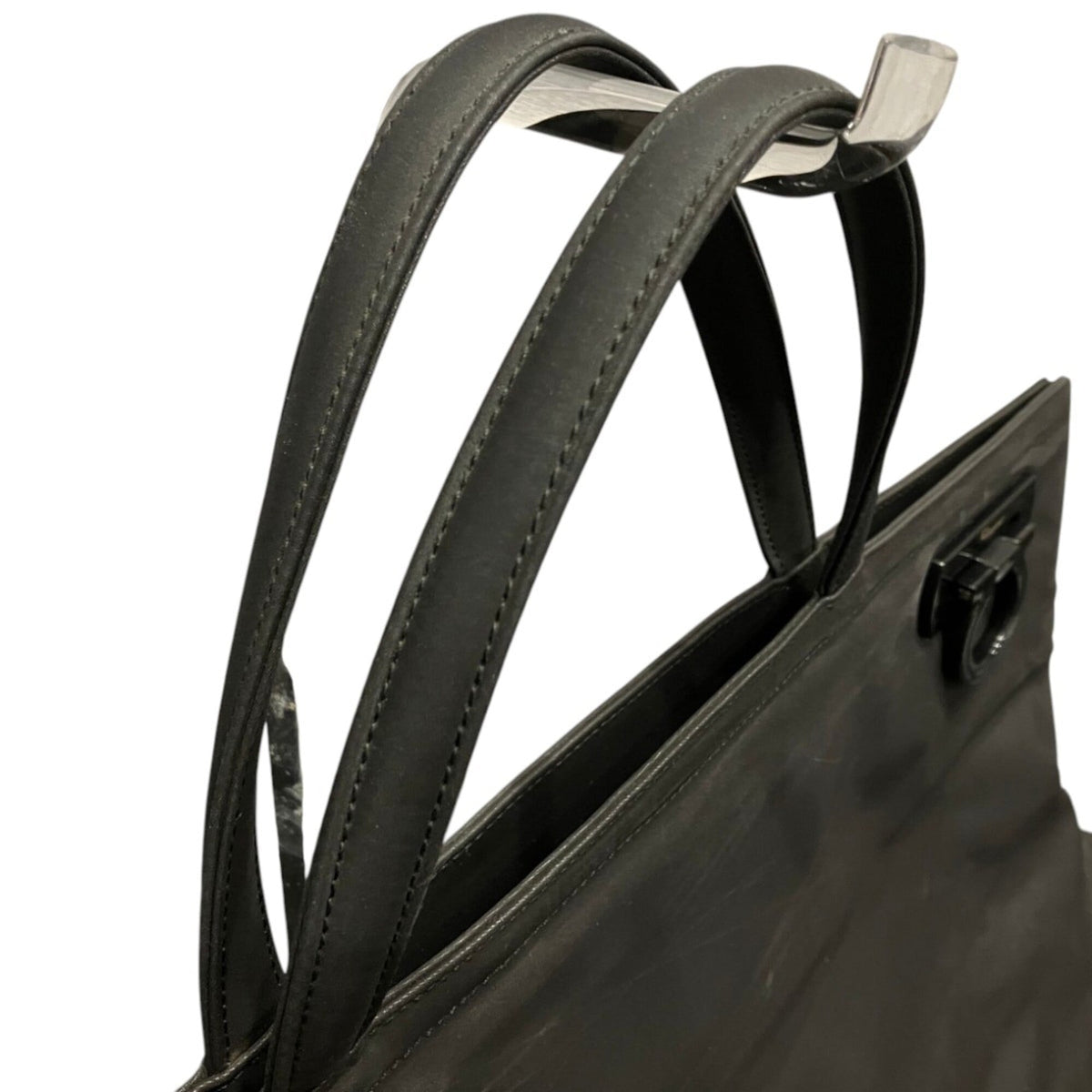 Salvatore Ferragamo Black Nylon Tote Bag (Pre-Owned)