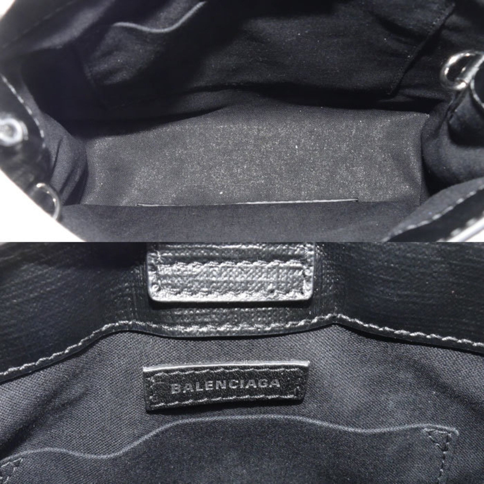 Balenciaga Black Leather Tote Bag (Pre-Owned)