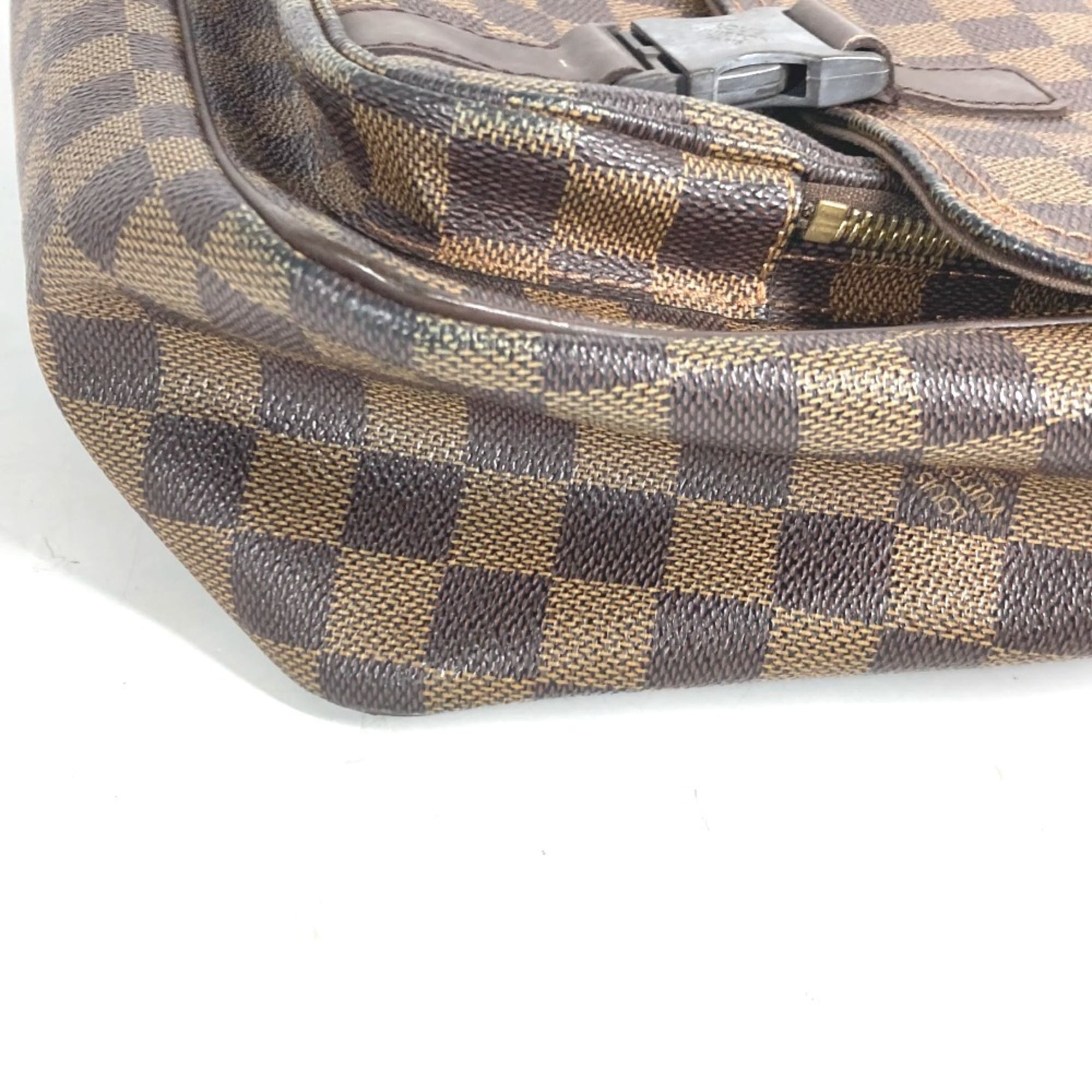 Louis Vuitton Brown Ebene Damier Canvas Messenger Bag Shoulder Bag (Pre-Owned)