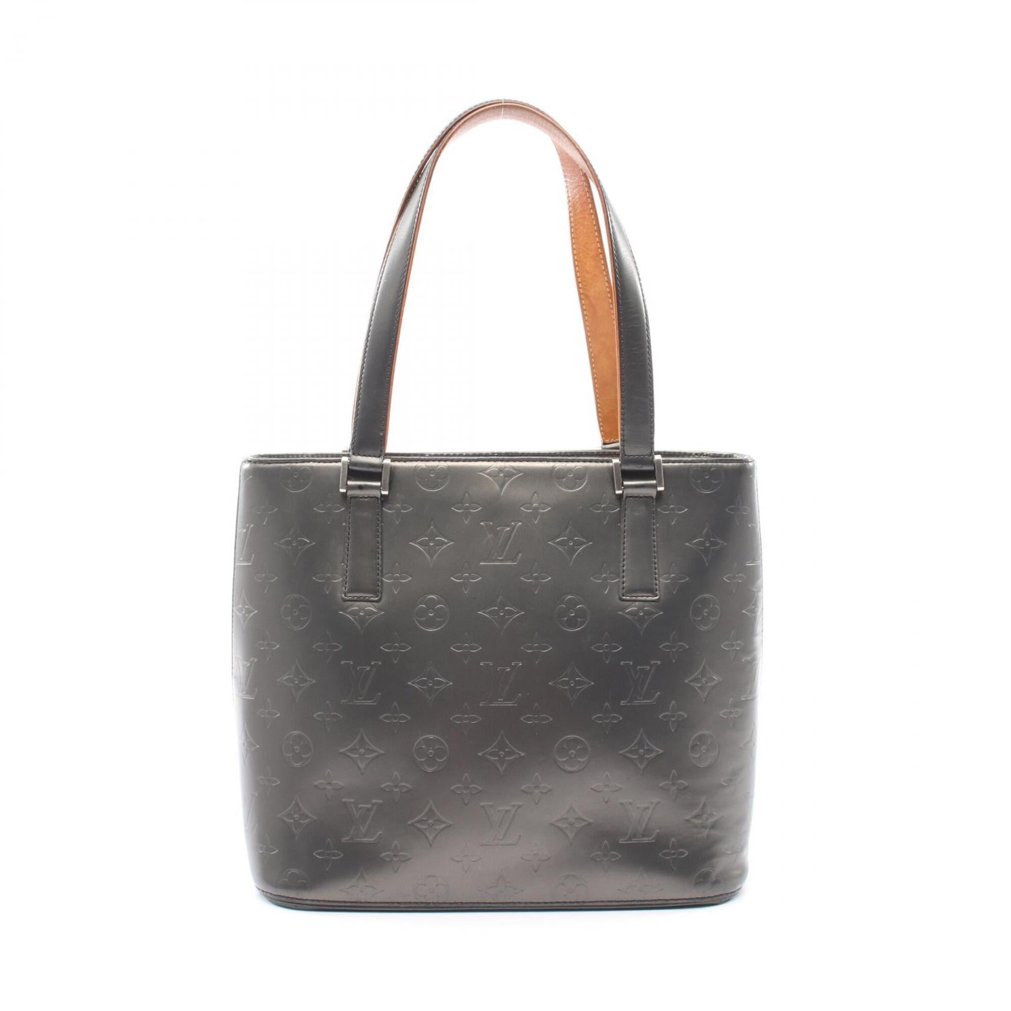 Louis Vuitton Black Noir Monogram Mat Handbag (Pre-Owned)