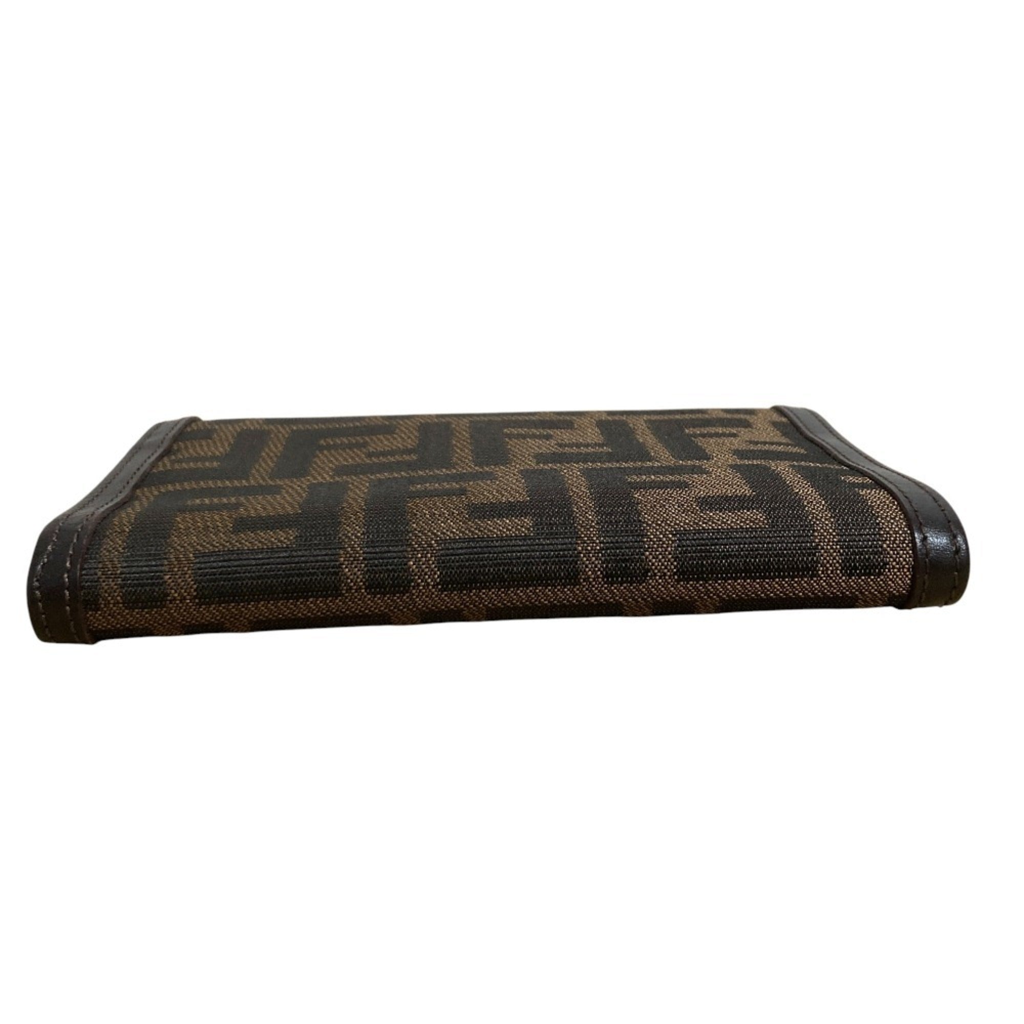 Fendi Brown Zucca Wallet (Tri-Fold) (Pre-Owned)