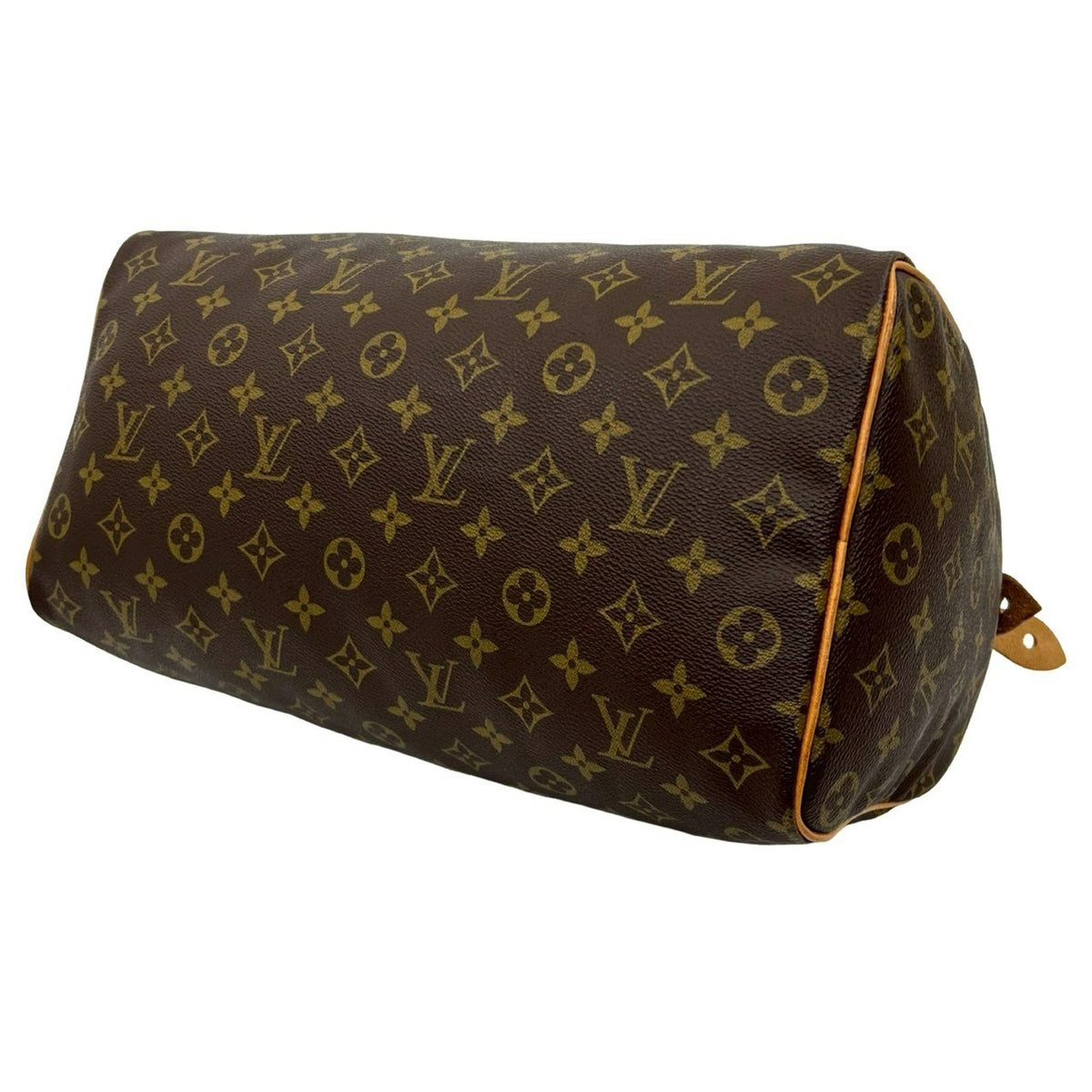 Louis Vuitton Brown Leather Pvc Boston Bag Handbag (Pre-Owned)