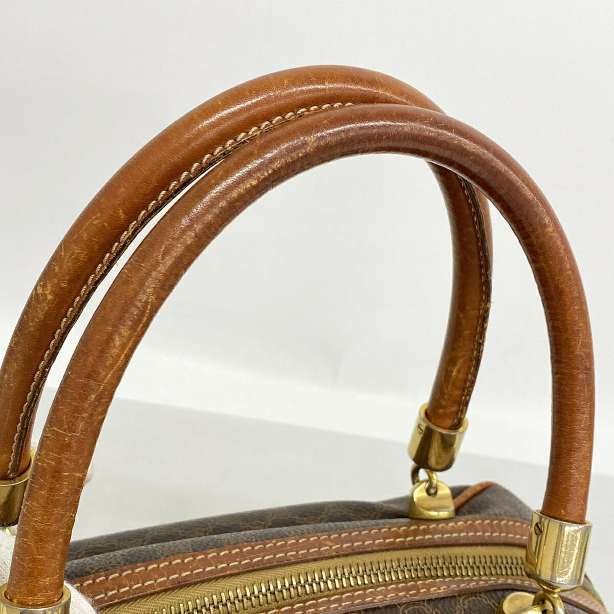 Celine Brown Pvc Handbag (Pre-Owned)