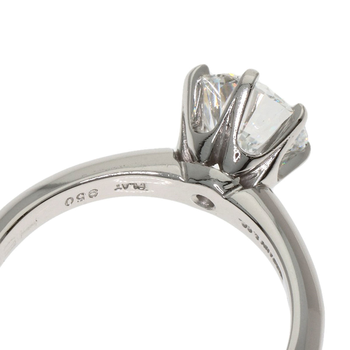 Tiffany Platinum 950 Band Ring (Pre-Owned)