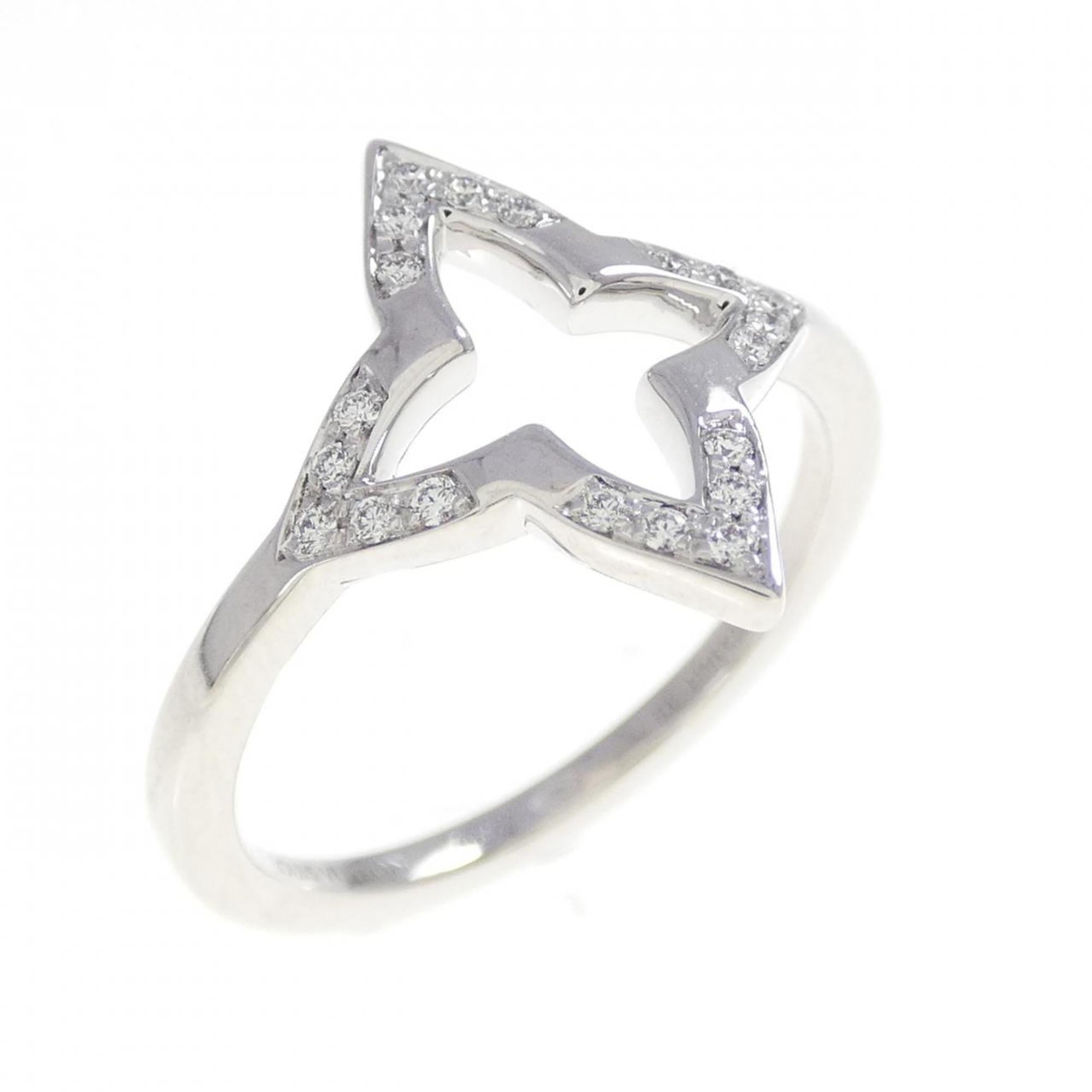 Louis Vuitton White Gold (18K) Band Ring (Pre-Owned)