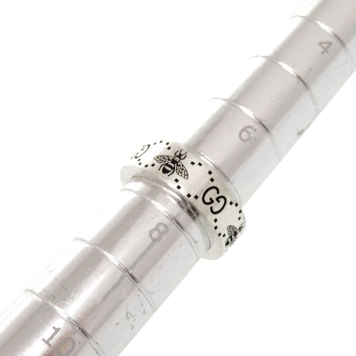 Gucci Silver Silver 925 Band Ring (Pre-Owned)