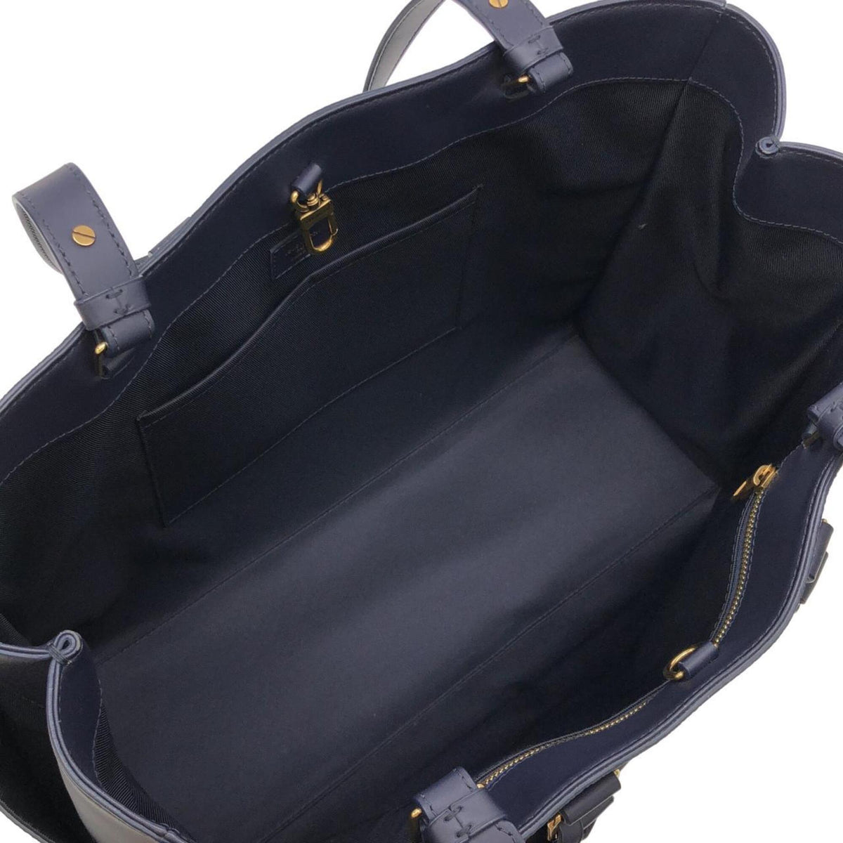 Louis Vuitton Ancre Blue Coated Canvas Handbag (Pre-Owned)