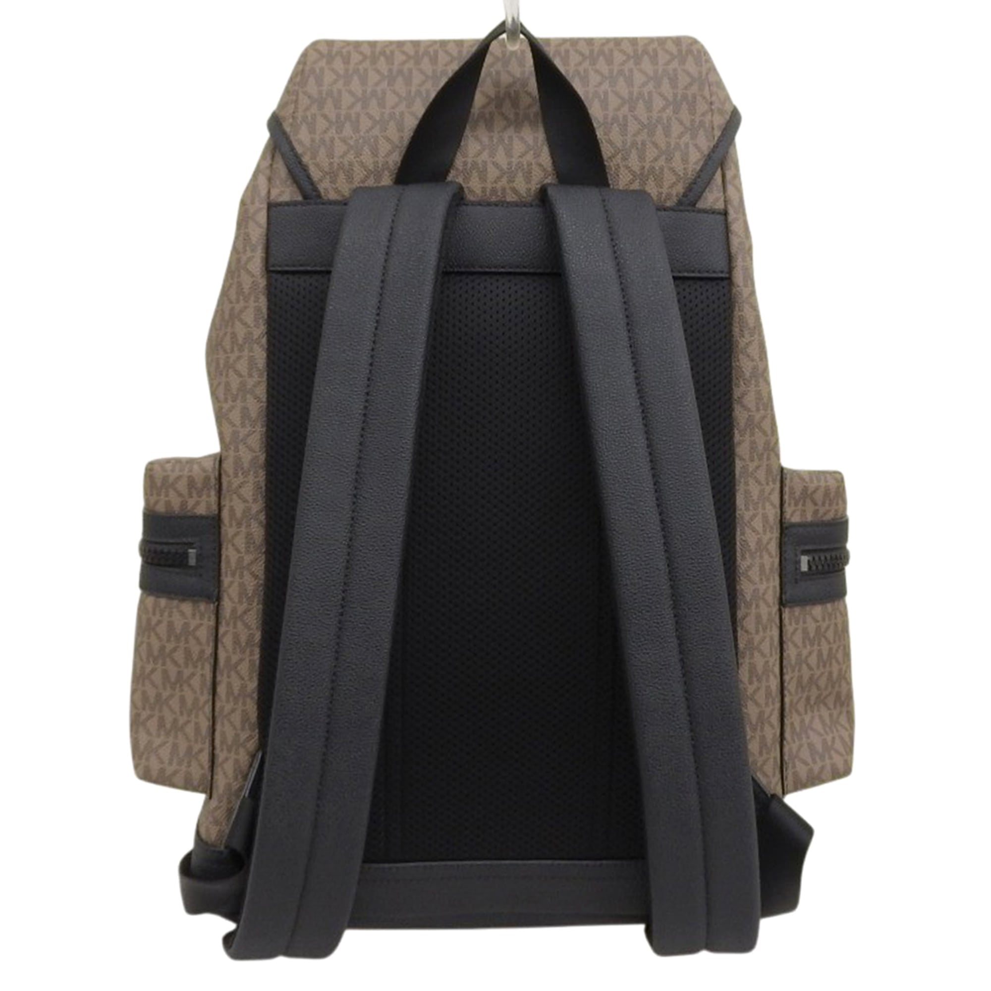 Michael Kors Brown Coated Canvas Backpack (Pre-Owned)