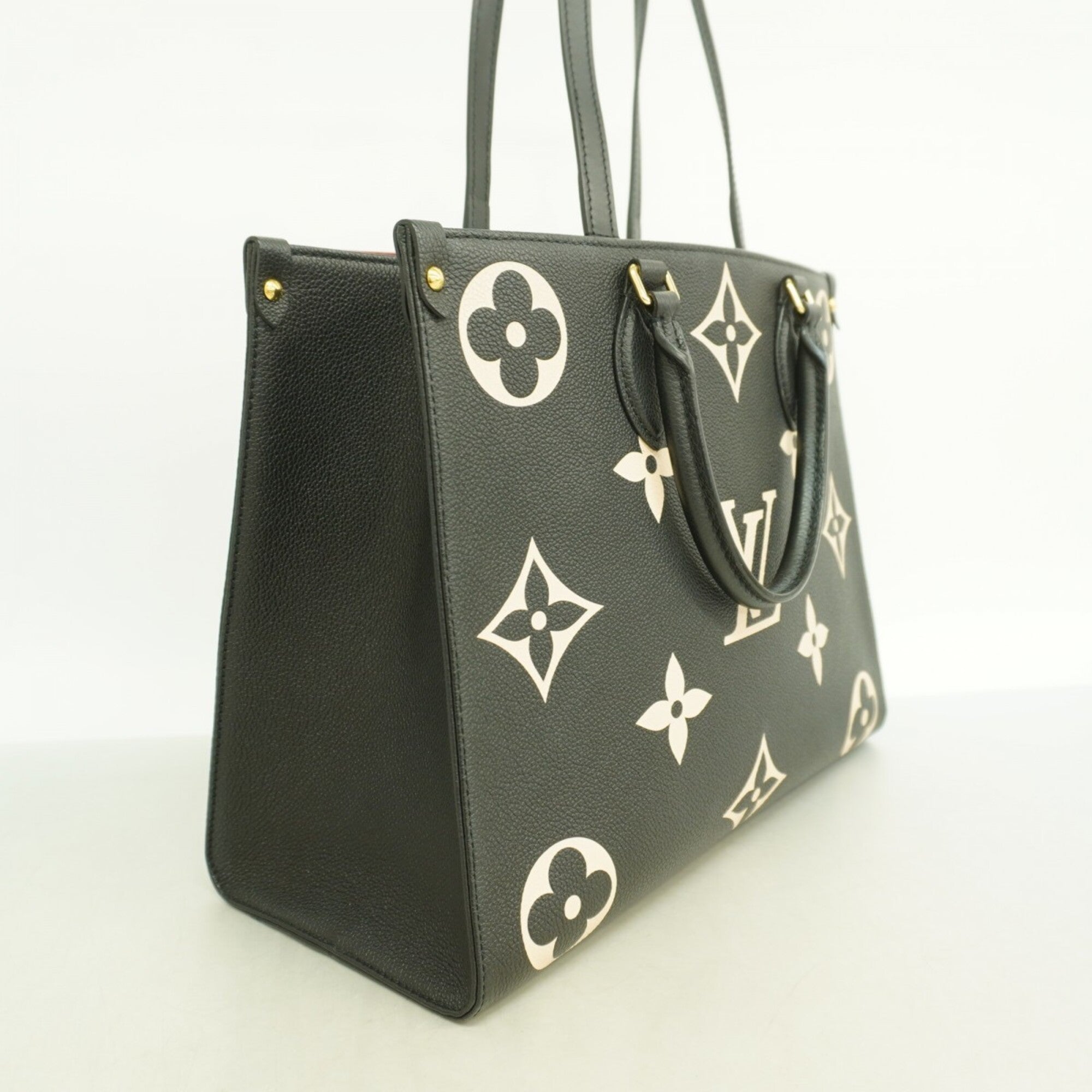 Louis Vuitton Beige Black Tote Bag (Pre-Owned)