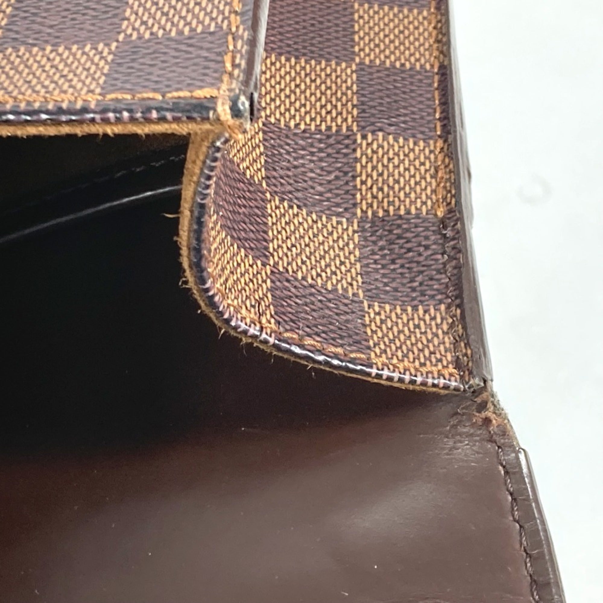 Louis Vuitton Brown Ebene Damier Canvas Briefcase (Pre-Owned)