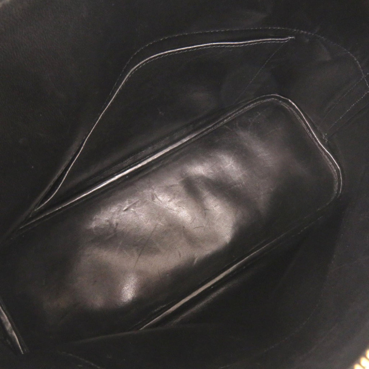 Hermes Black Box Calf Leather Handbag (Pre-Owned)